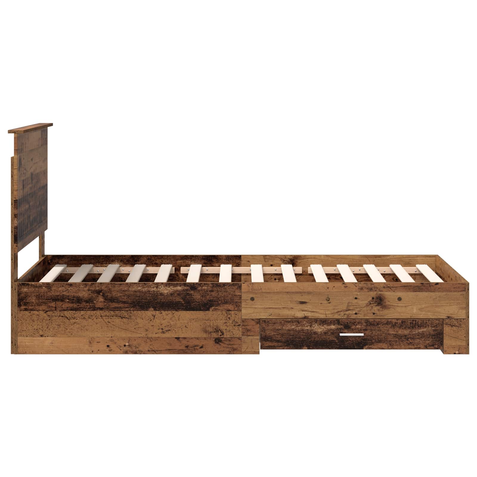 Cadre de lit Bois ancien 90 x 190 cm Bois d'ingénierie - XIOS