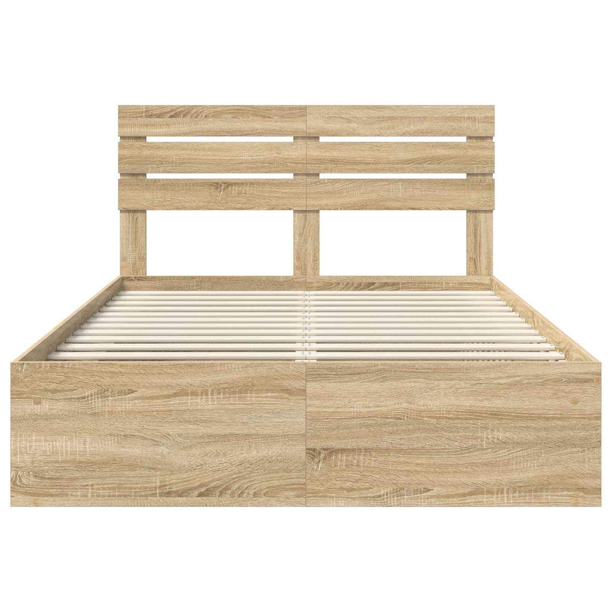 Cadre de lit Chêne Sonoma 150 x 200 cm Pin massif