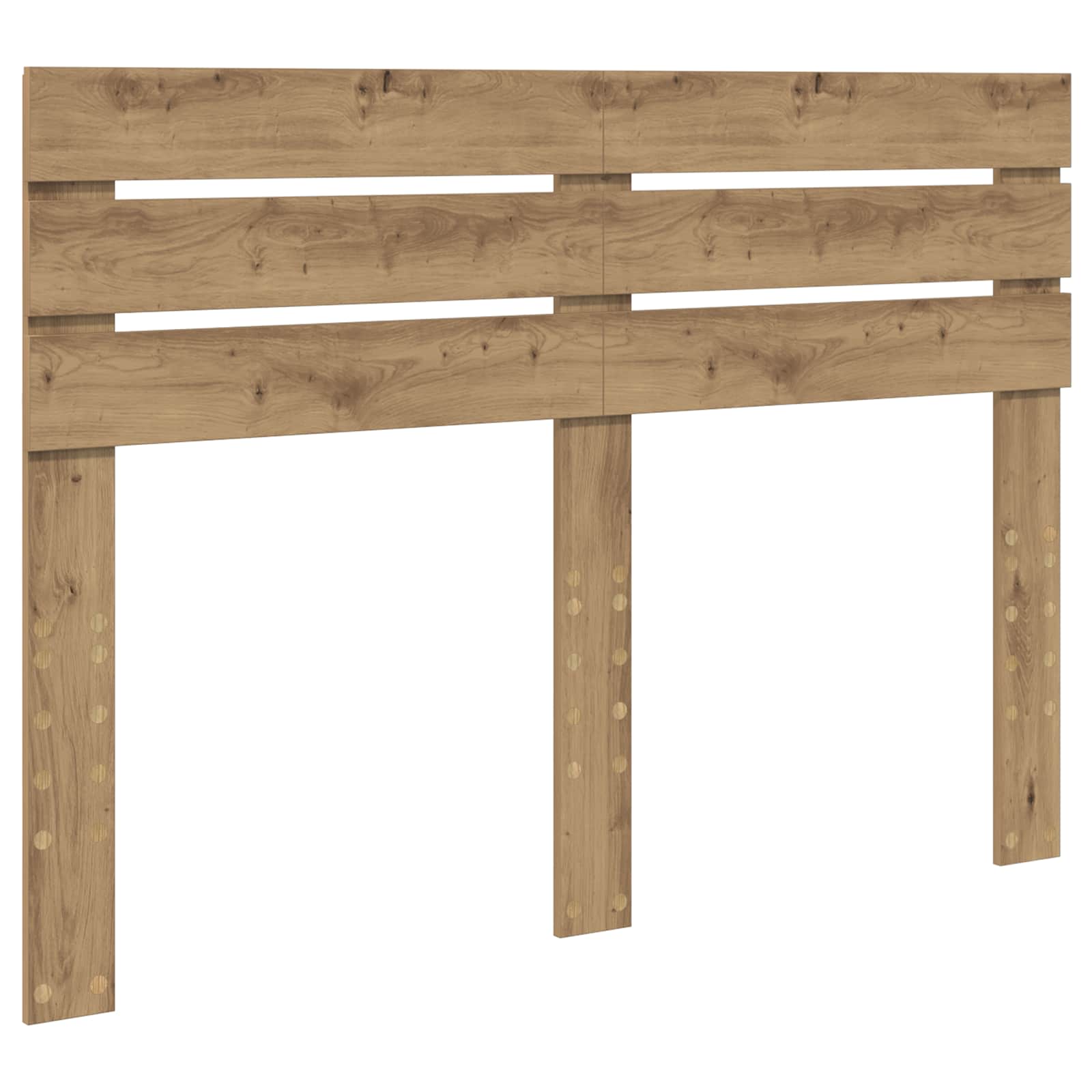 Cadre de lit Chêne artisan 140 x 190 cm Pin massif - XIOS