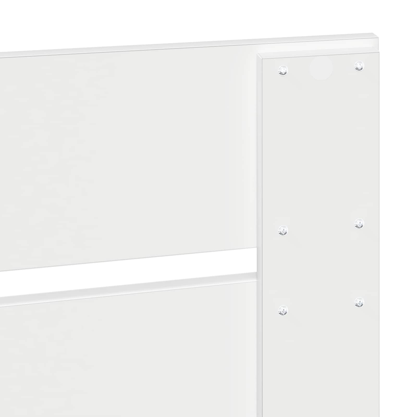 Cadre de lit avec tête de lit Blanc 120 x 200 cm Pin massif - XIOS