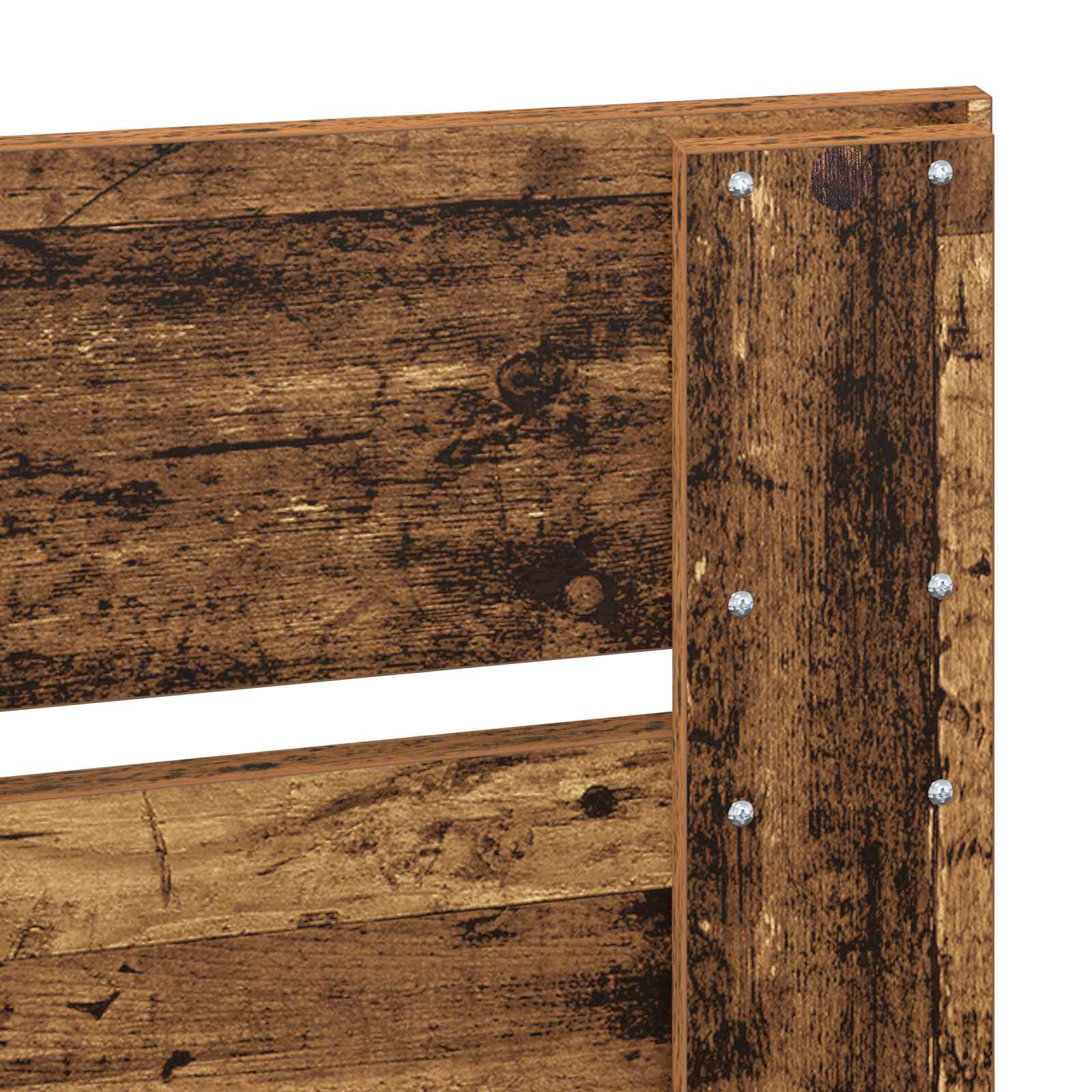 Cadre de lit Bois ancien 120 x 190 cm Pin massif - XIOS