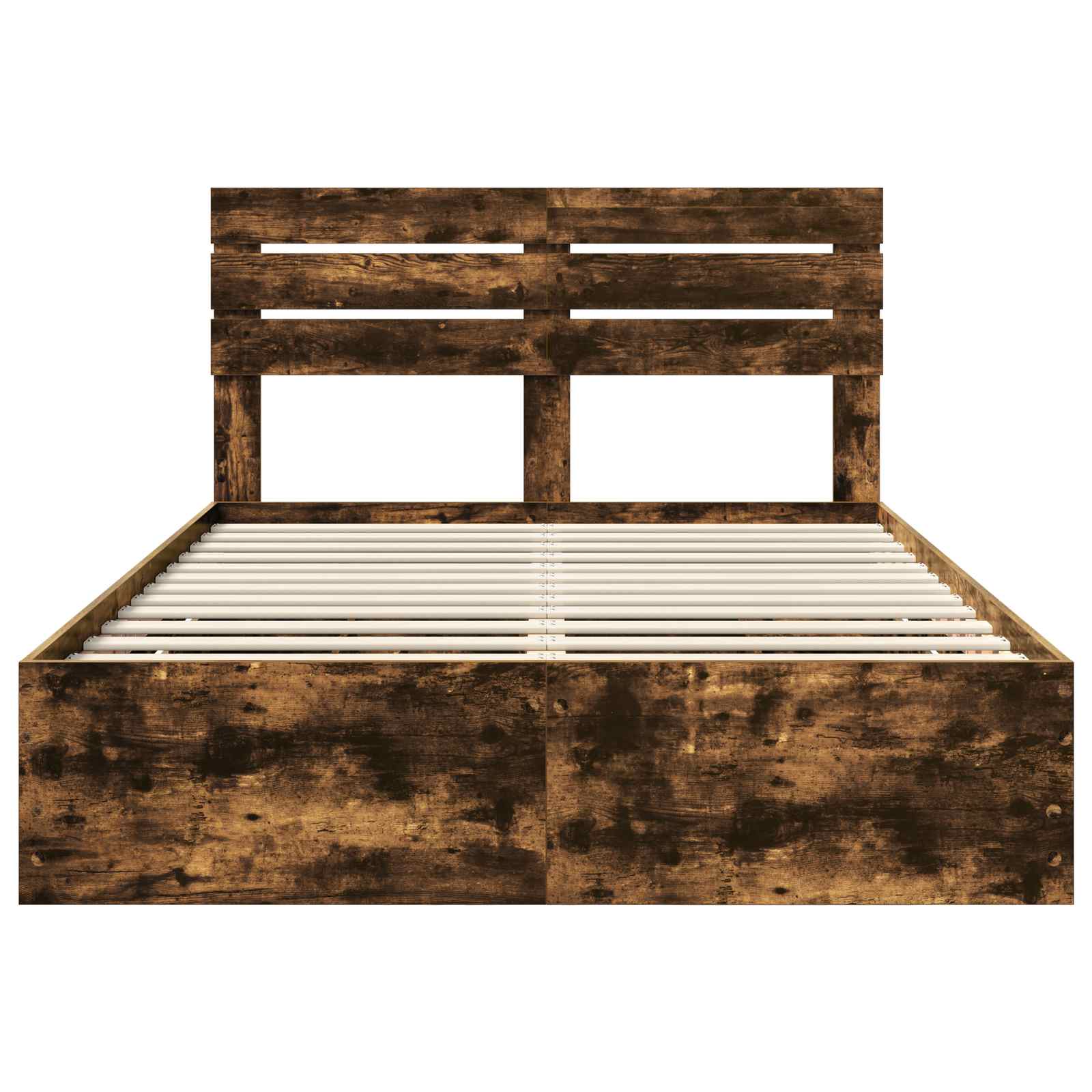 Cadre de lit Chêne fumé 160 x 200 cm Bois Ingénierie - XIOS