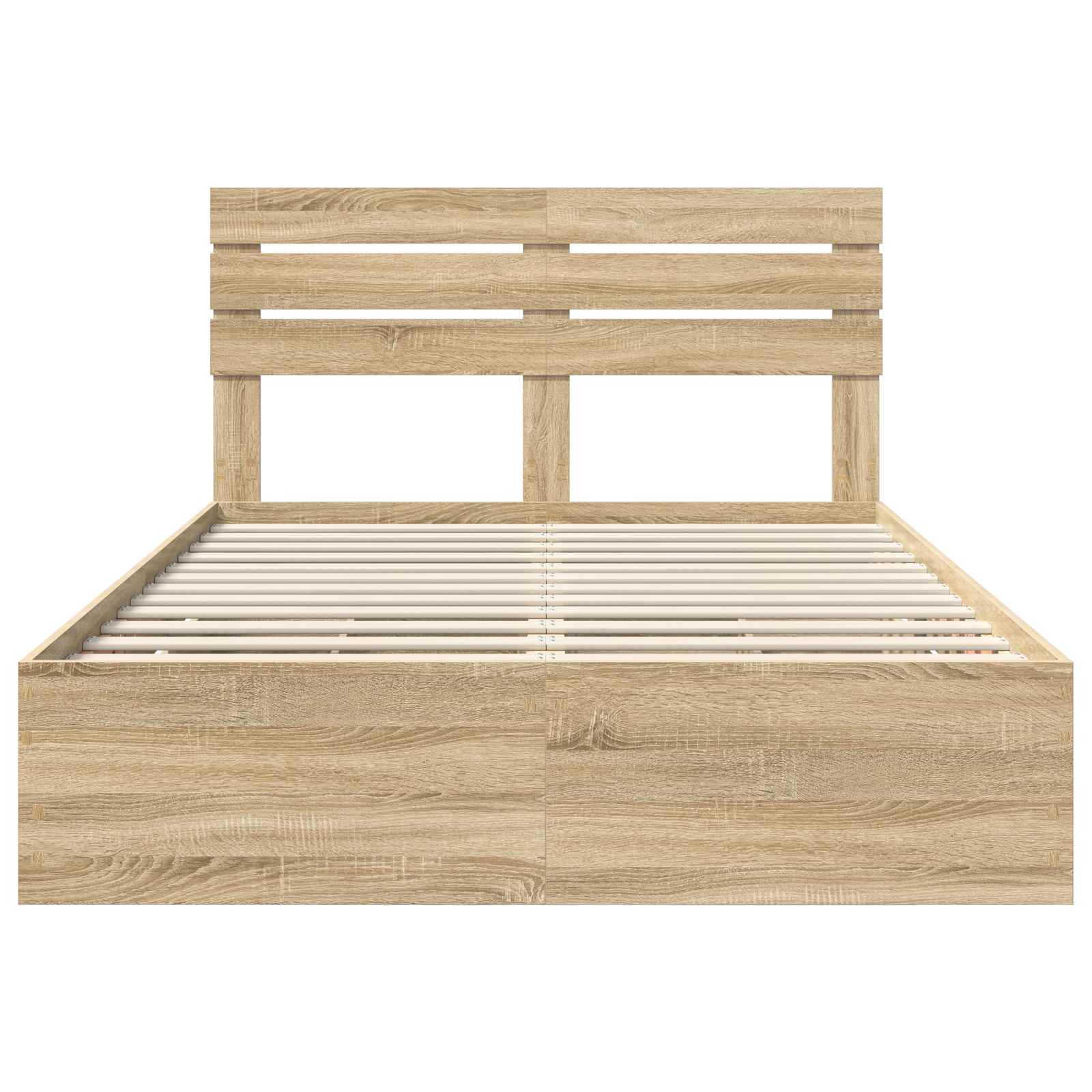 Cadre de lit Chêne Sonoma 150 x 200 cm Bois Ingénierie - XIOS