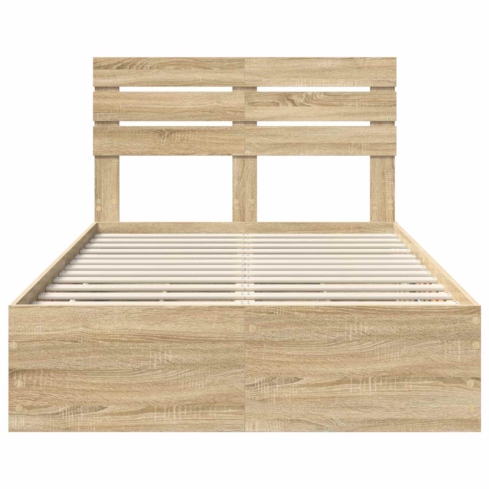 Cadre de lit Chêne Sonoma 120 x 190 cm Bois Ingénierie - XIOS