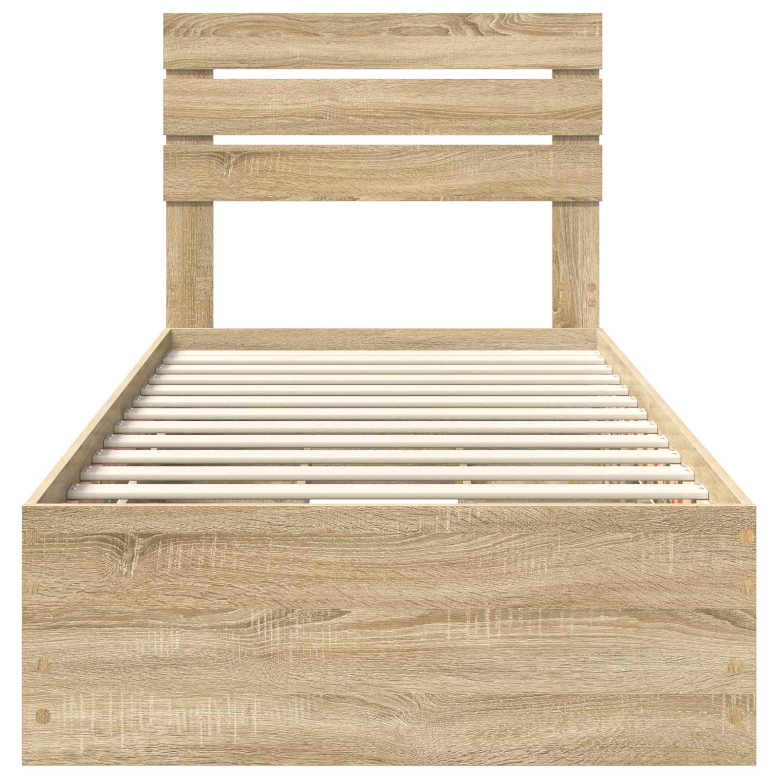 Cadre de lit Chêne Sonoma 100 x 200 cm Bois Ingénierie