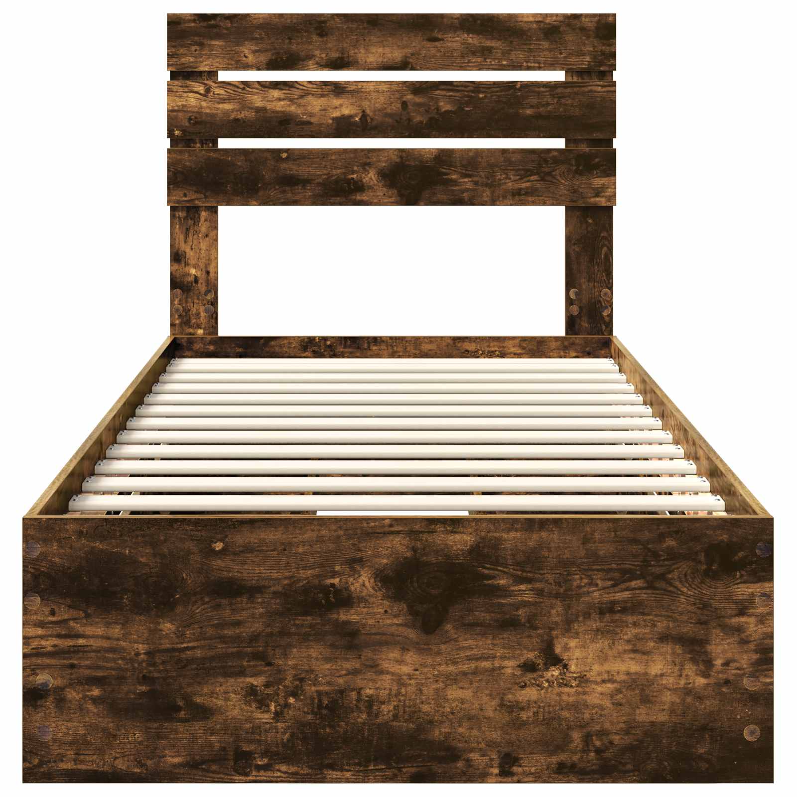 Cadre de lit Chêne fumé 100 x 200 cm Bois Ingénierie - XIOS