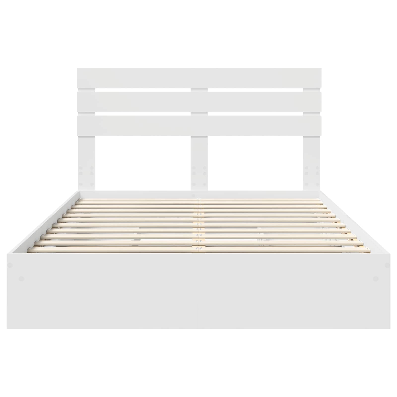 Lit de Rangement Blanc 160 x 200 cm Bois d'ingénierie - XIOS