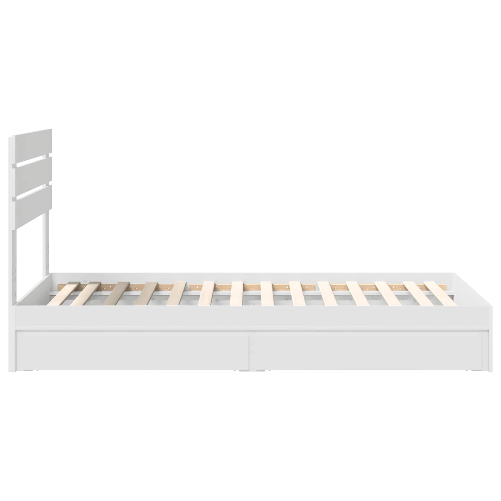 Lit de Rangement Blanc 90 x 200 cm Bois d'ingénierie - XIOS