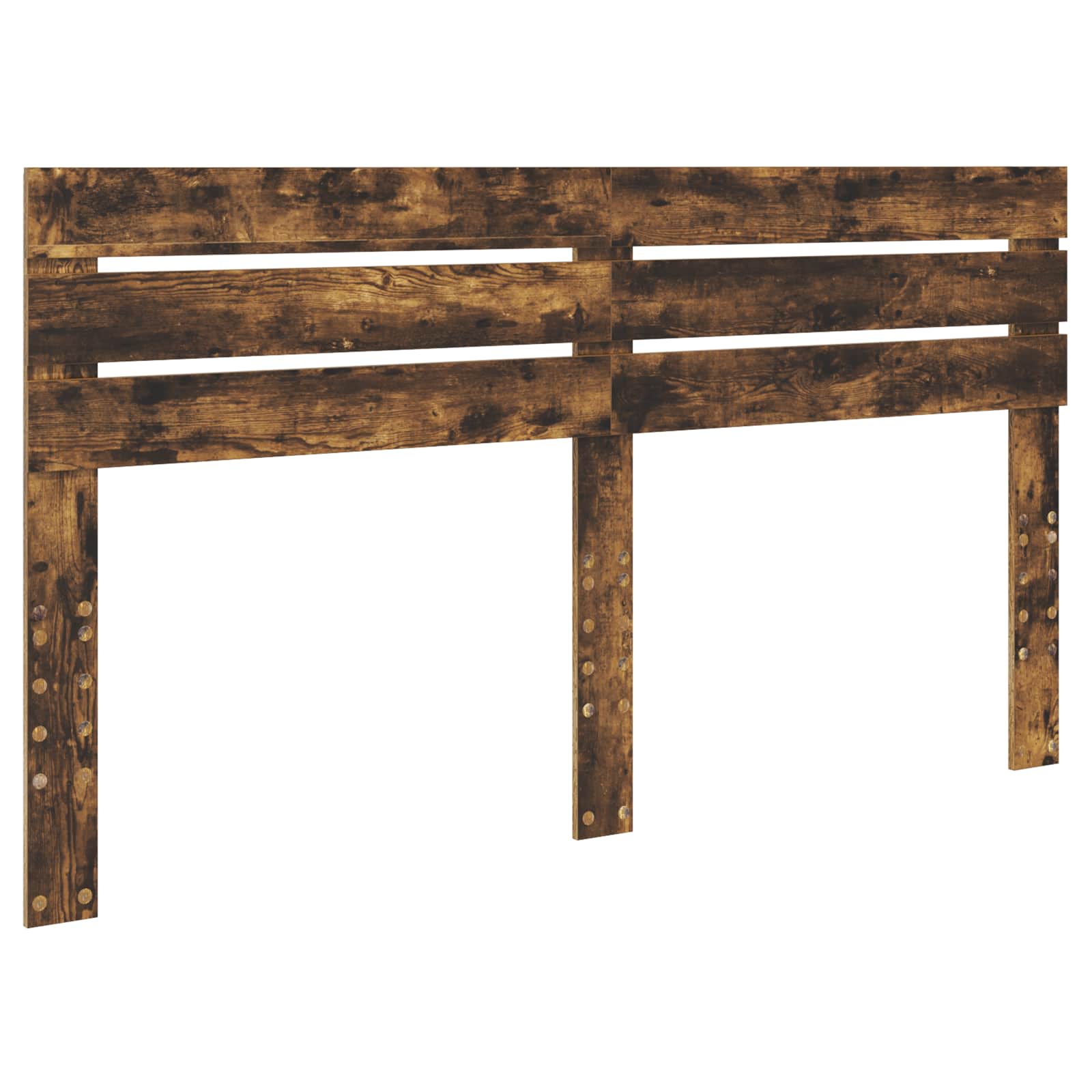 Cadre de lit Chêne fumé 200 x 200 cm Bois d'ingénierie - XIOS