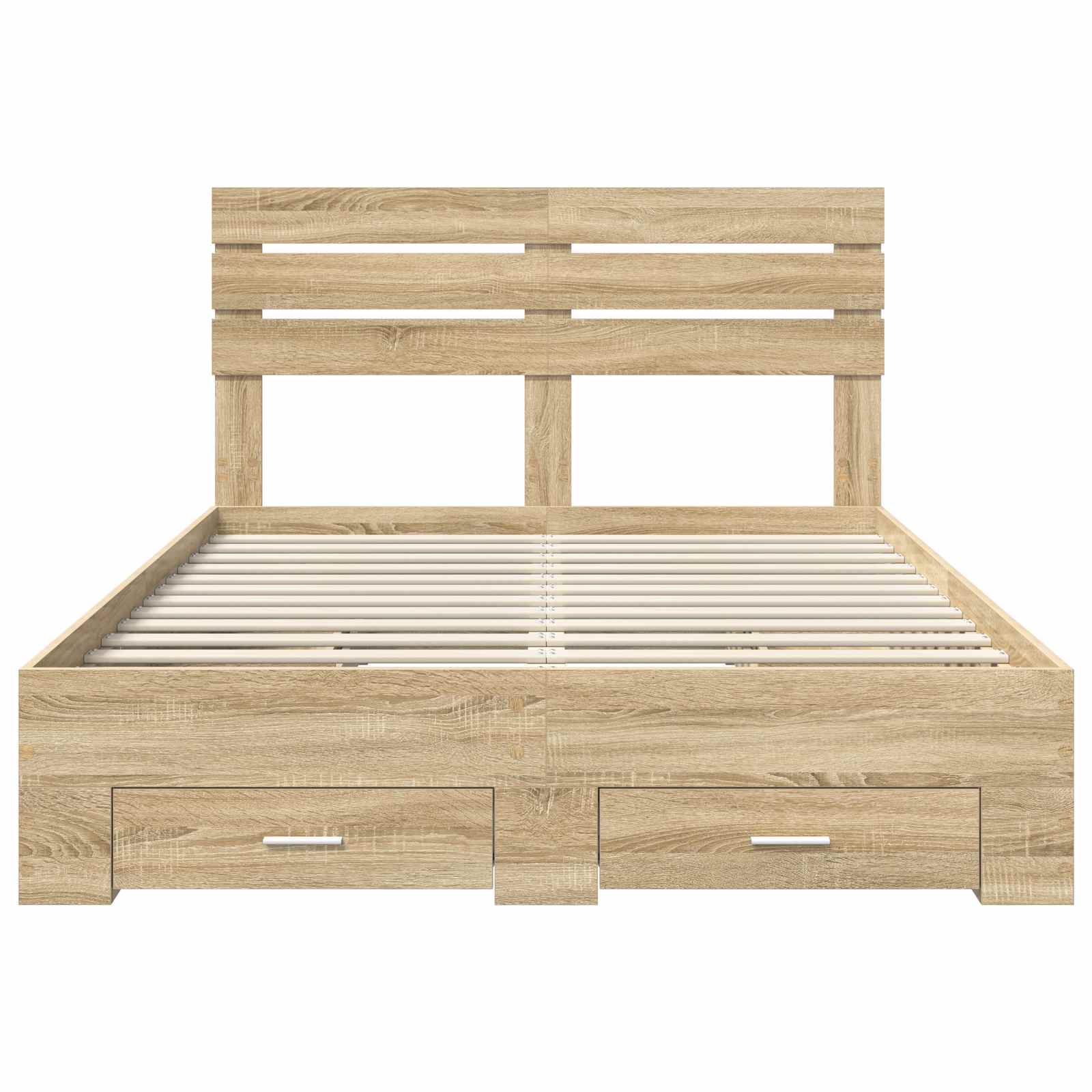Cadre de lit Chêne Sonoma 150 x 200 cm Bois d'ingénierie - XIOS