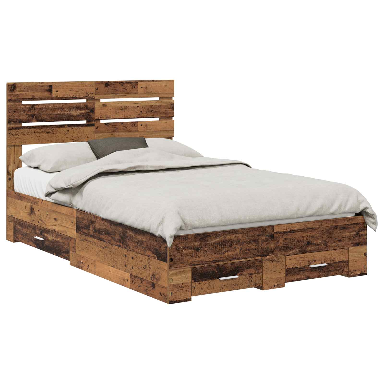 Cadre de lit Bois ancien 120 x 190 cm Bois d'ingénierie - XIOS
