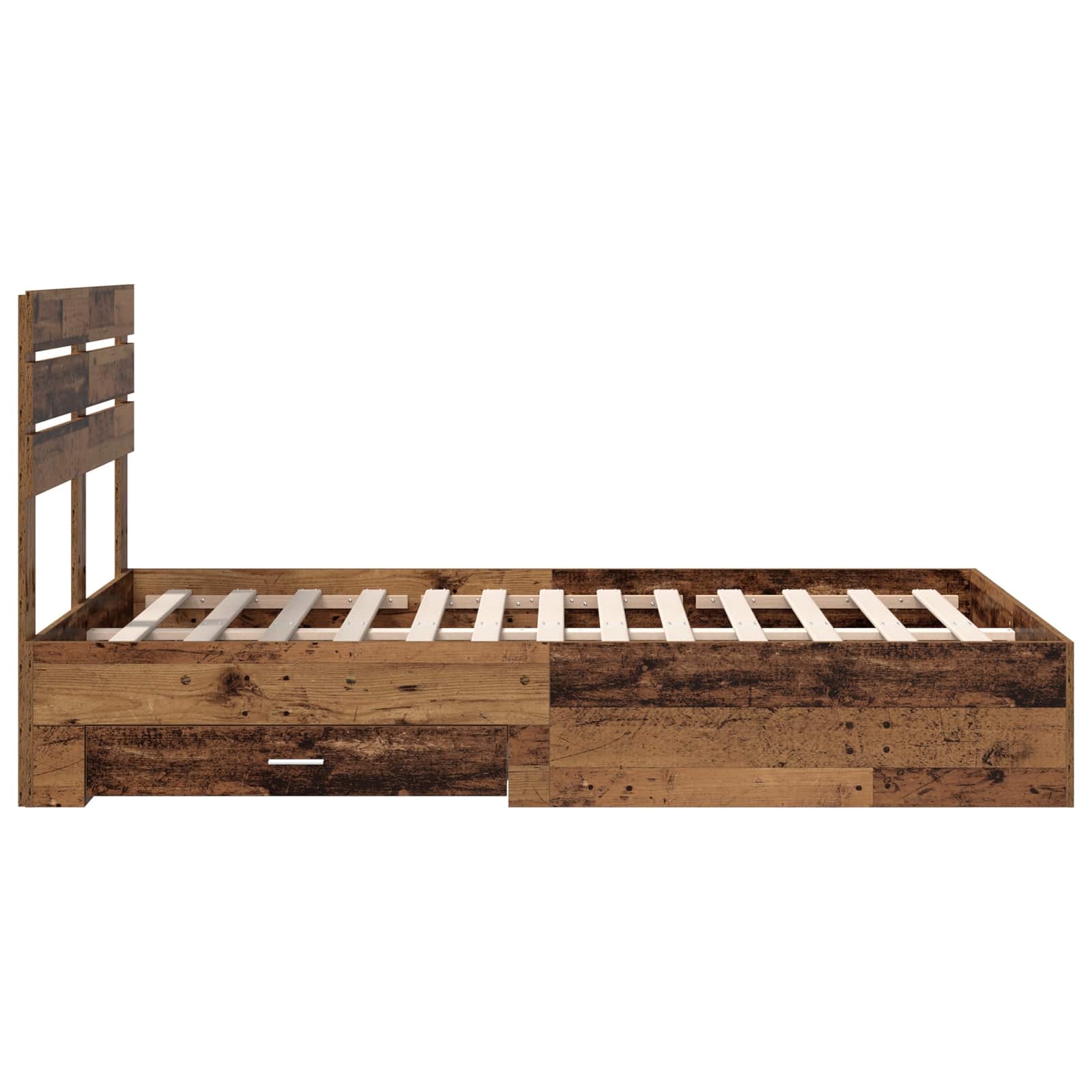 Cadre de lit Bois ancien 120 x 190 cm Bois d'ingénierie - XIOS