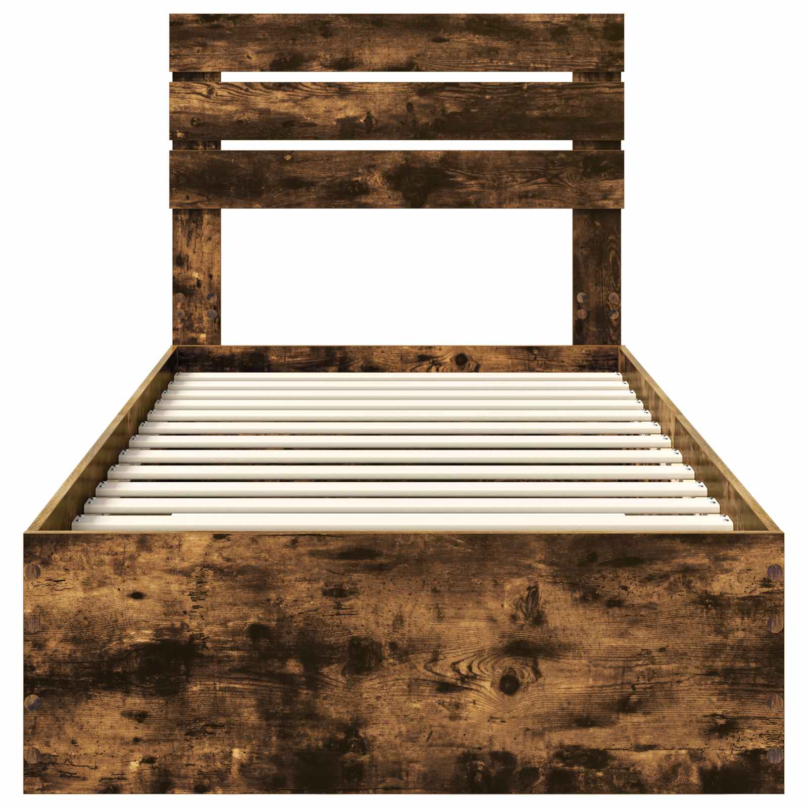Cadre de lit Chêne fumé 100 x 200 cm Bois d'ingénierie - XIOS