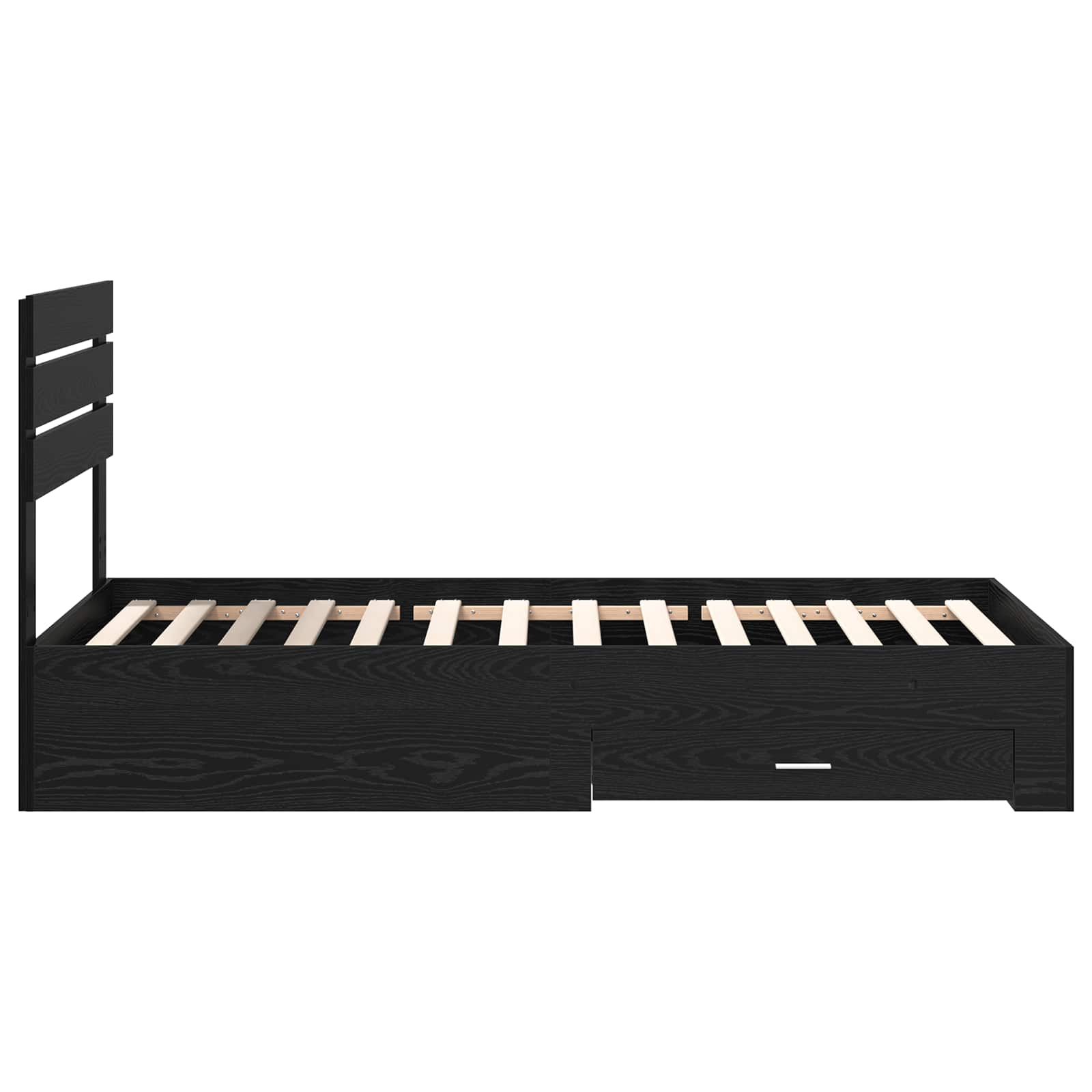 Cadre de lit Chêne noir 90 x 200 cm Bois d'ingénierie - XIOS