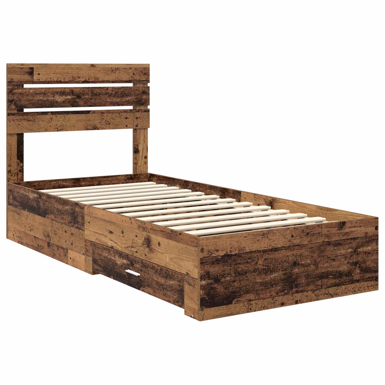 Cadre de lit Bois ancien 90 x 200 cm Bois d'ingénierie - XIOS