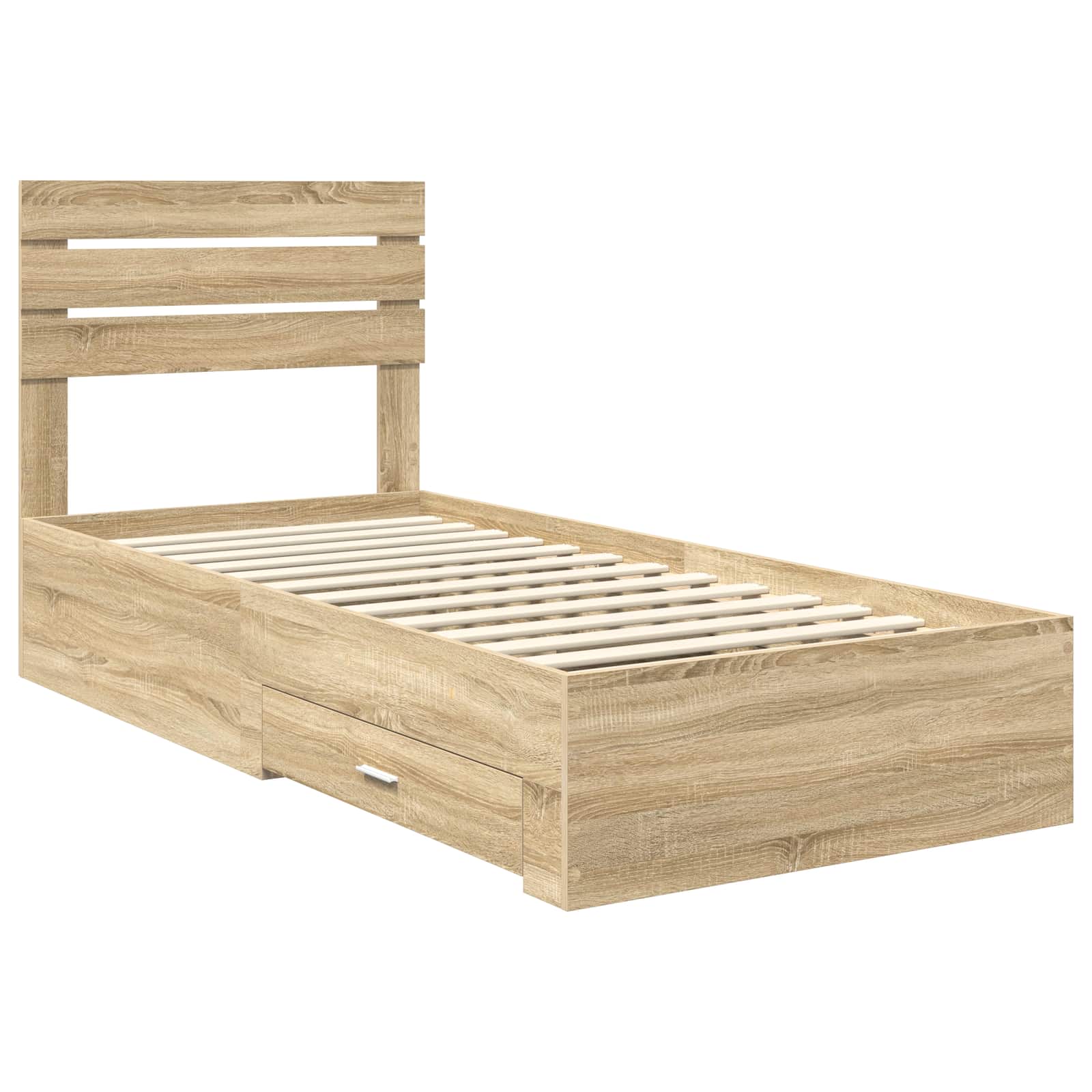 Cadre de lit Chêne Sonoma 90 x 190 cm Bois d'ingénierie - XIOS
