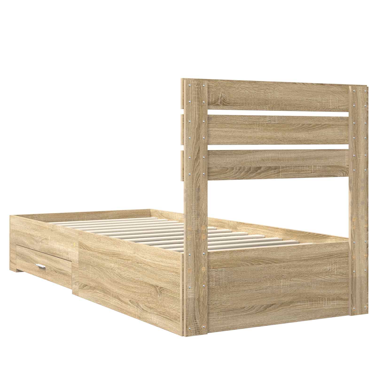 Cadre de lit Chêne Sonoma 90 x 190 cm Bois d'ingénierie - XIOS