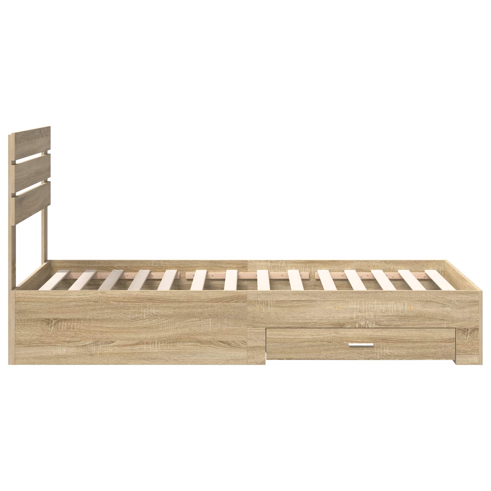 Cadre de lit Chêne Sonoma 90 x 190 cm Bois d'ingénierie - XIOS