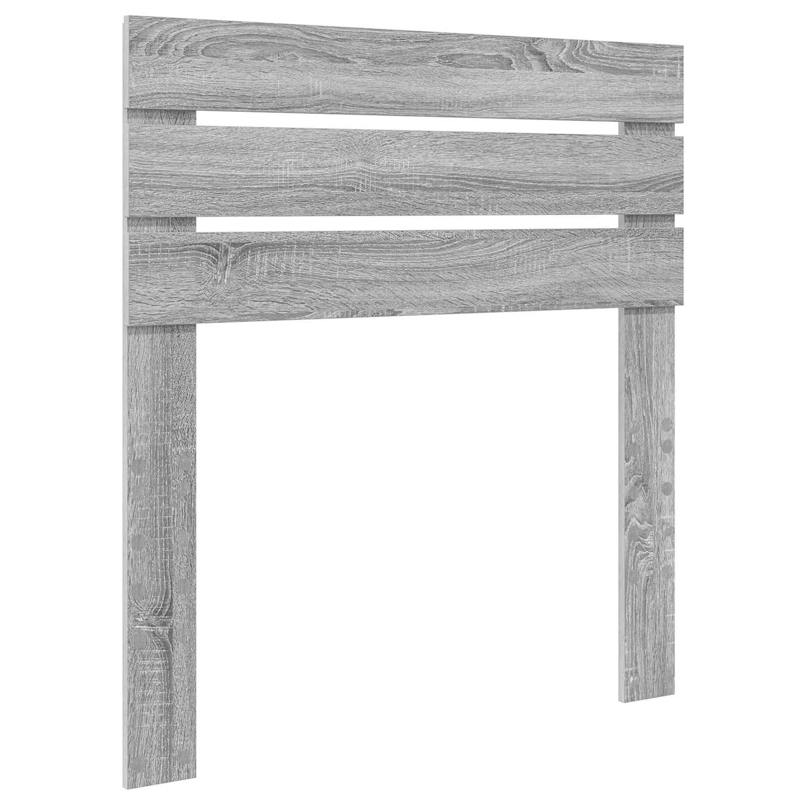 Cadre de lit Gris Sonoma 90 x 190 cm Bois d'ingénierie - XIOS