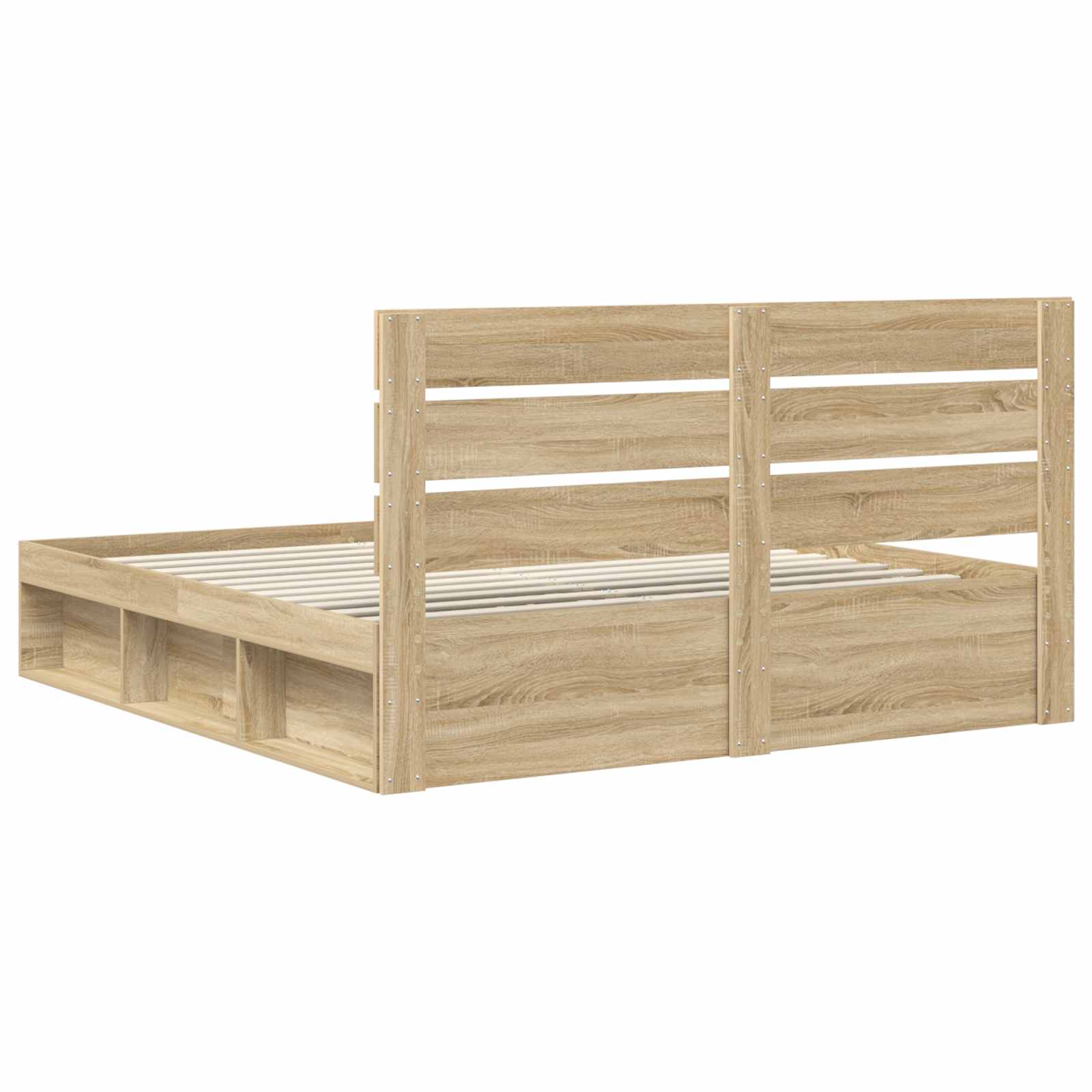 Cadre de lit Sonoma 200 x 200 cm Bois de pin massif