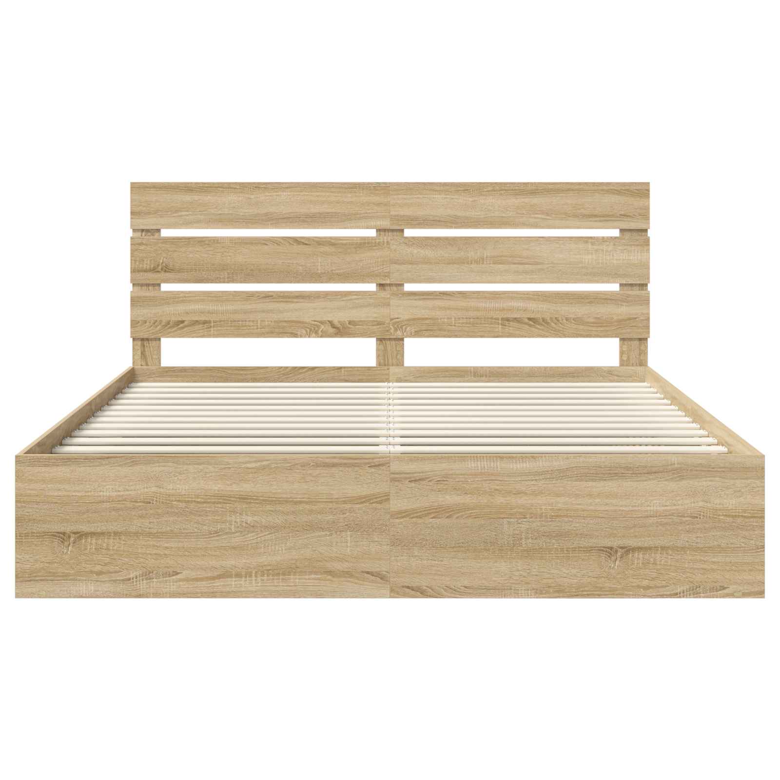 Cadre de lit Sonoma 200 x 200 cm Bois de pin massif