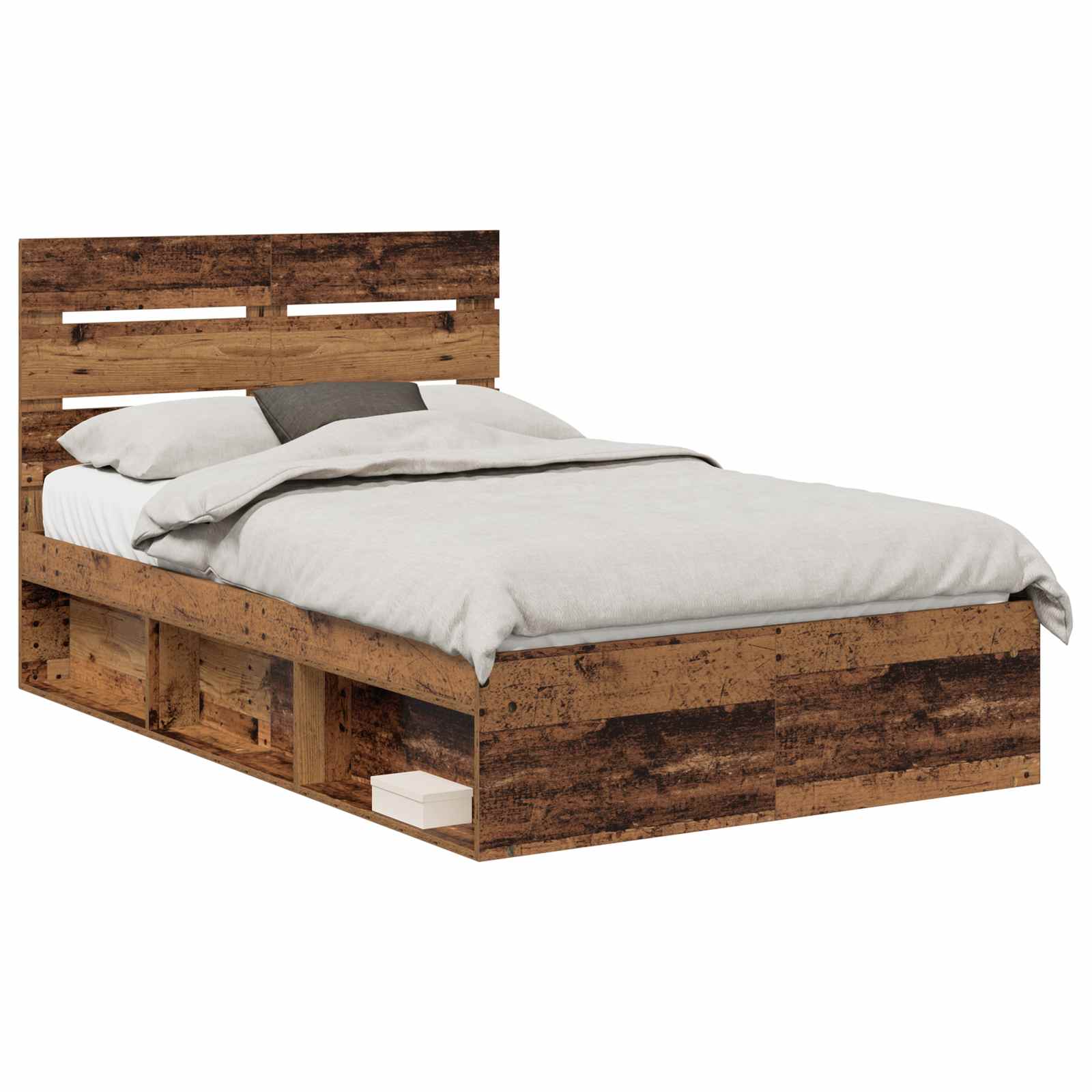 Cadre de lit Bois ancien 120 x 200 cm Bois de pin massif