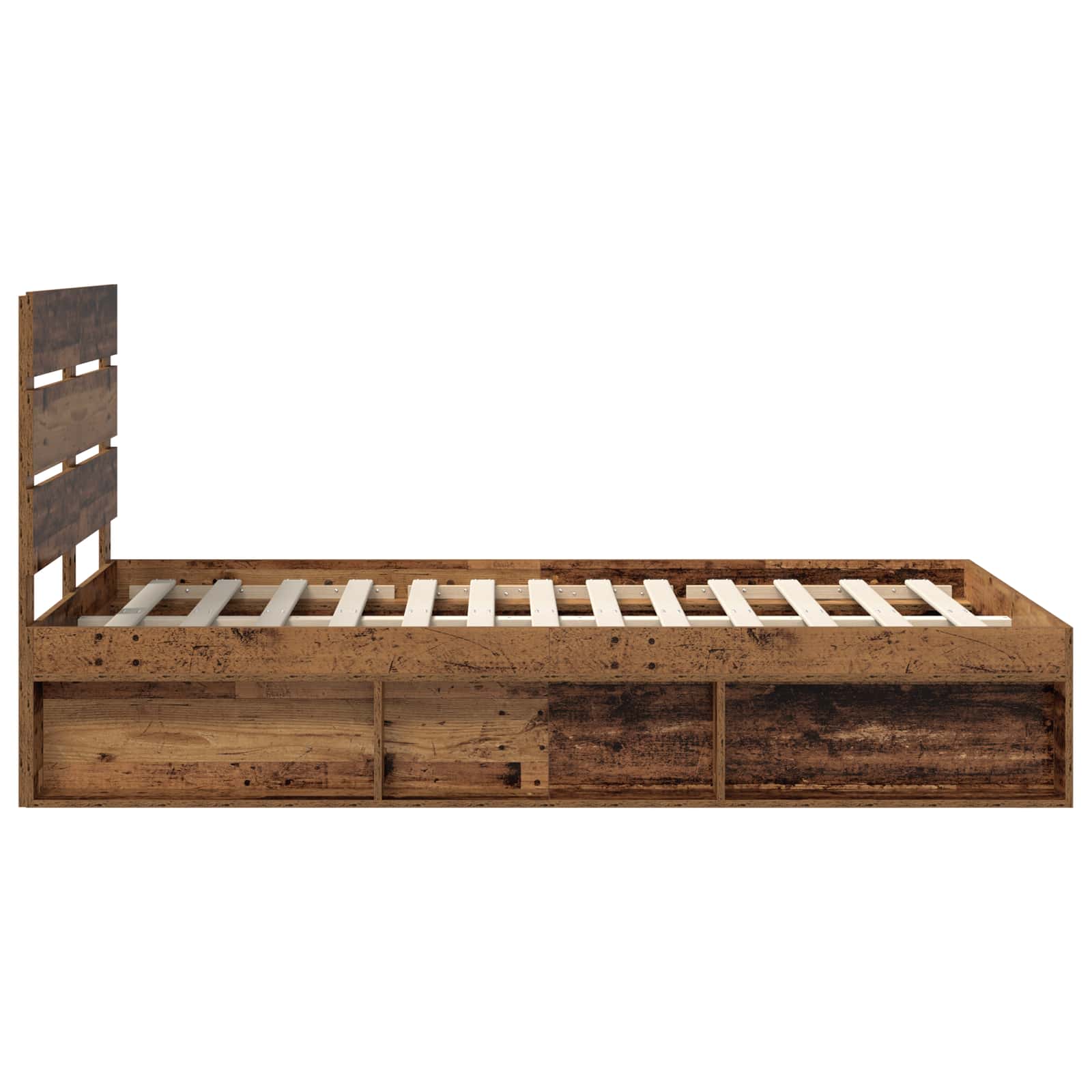 Cadre de lit Bois ancien 120 x 200 cm Bois de pin massif