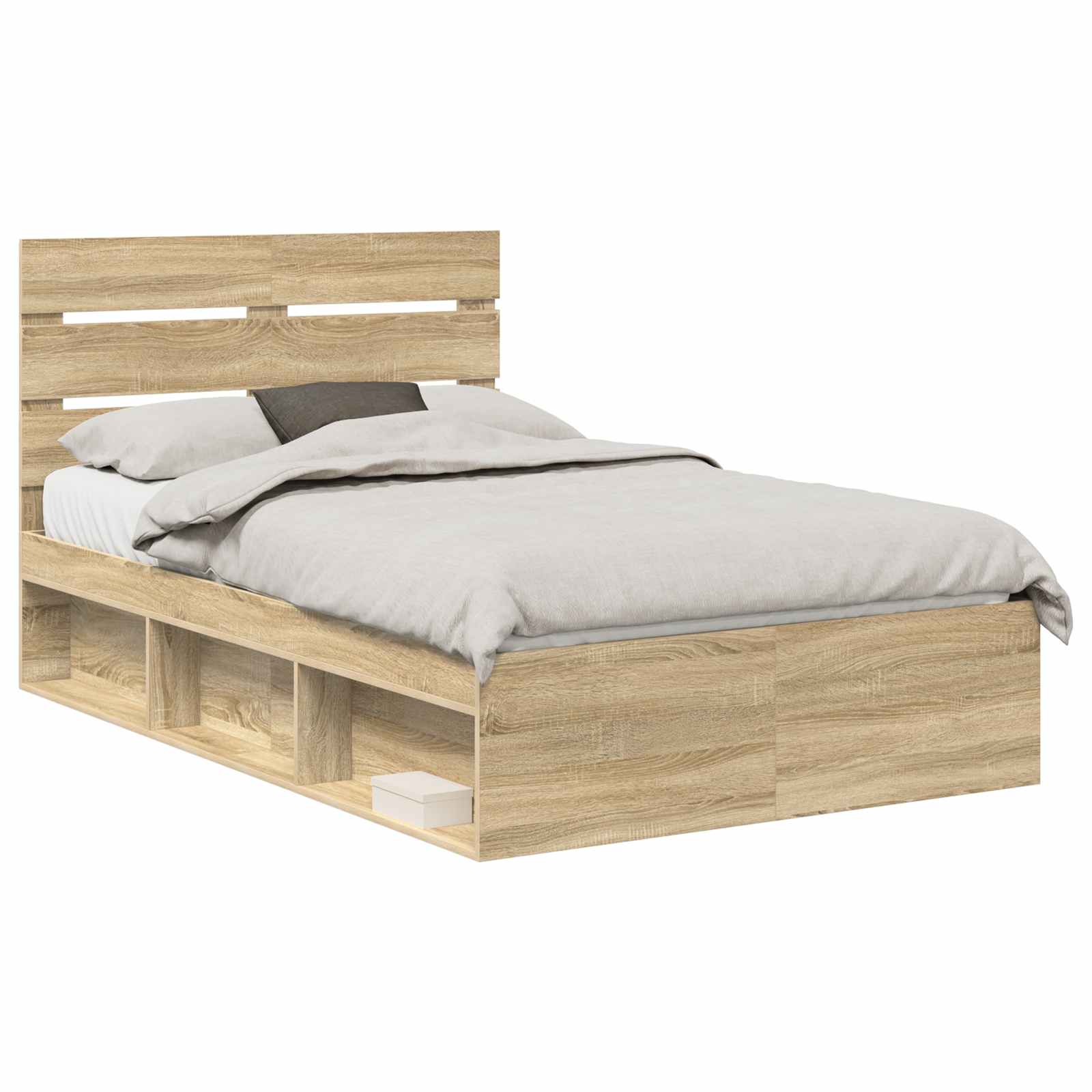 Cadre de lit Sonoma 120 x 190 cm Bois de pin massif