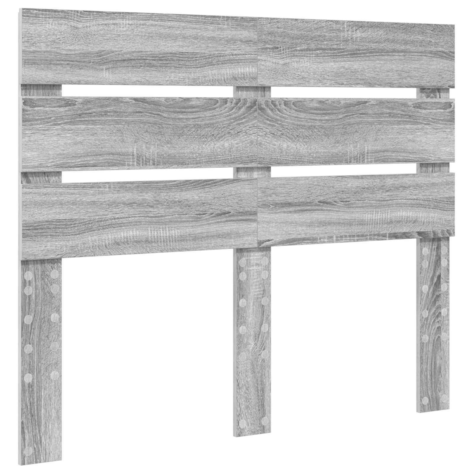 Cadre de lit Gris Sonoma 120 x 190 cm Bois de pin massif - XIOS