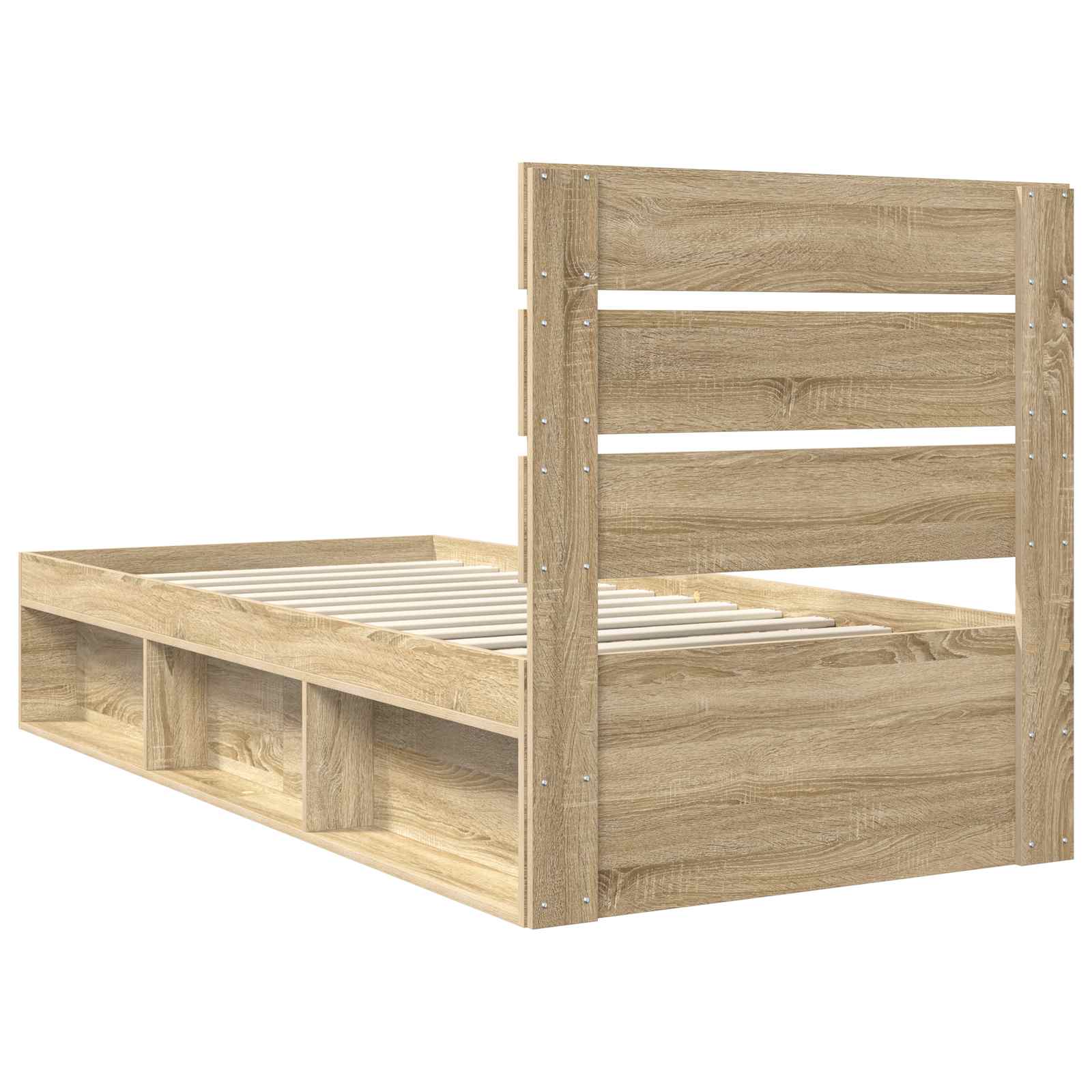Cadre de lit Sonoma 100 x 200 cm Bois de pin massif