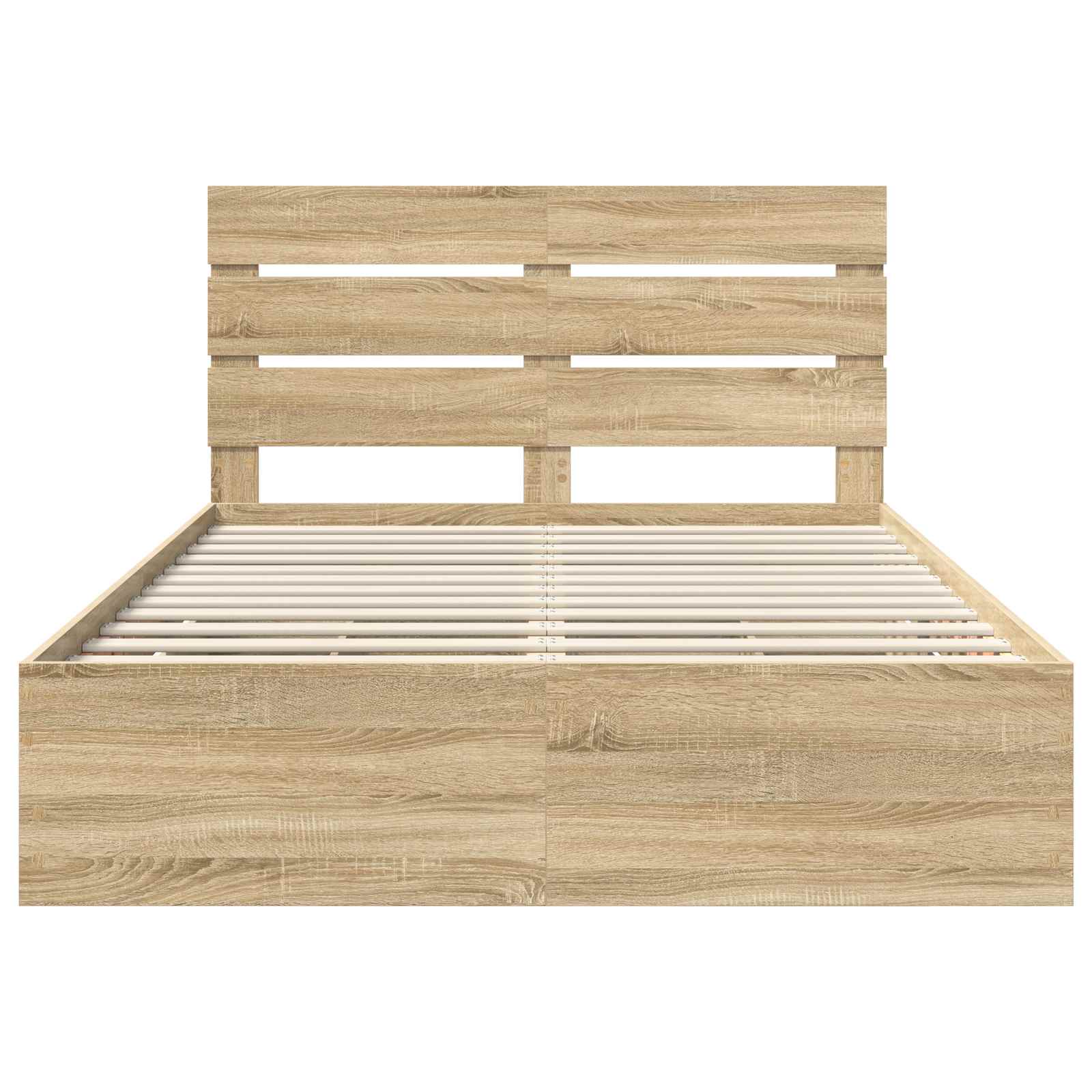 Cadre de lit Chêne Sonoma 140 x 190 cm Bois Ingénierie - XIOS