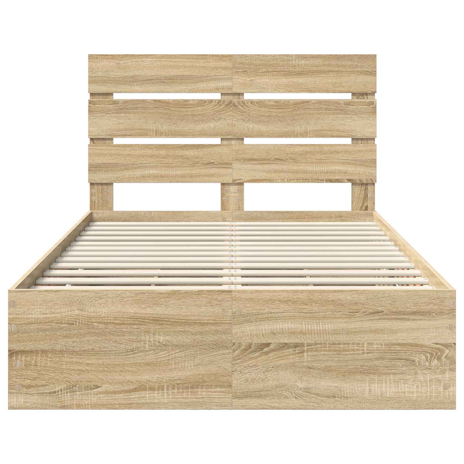 Cadre de lit Chêne Sonoma 120 x 190 cm Bois Ingénierie - XIOS