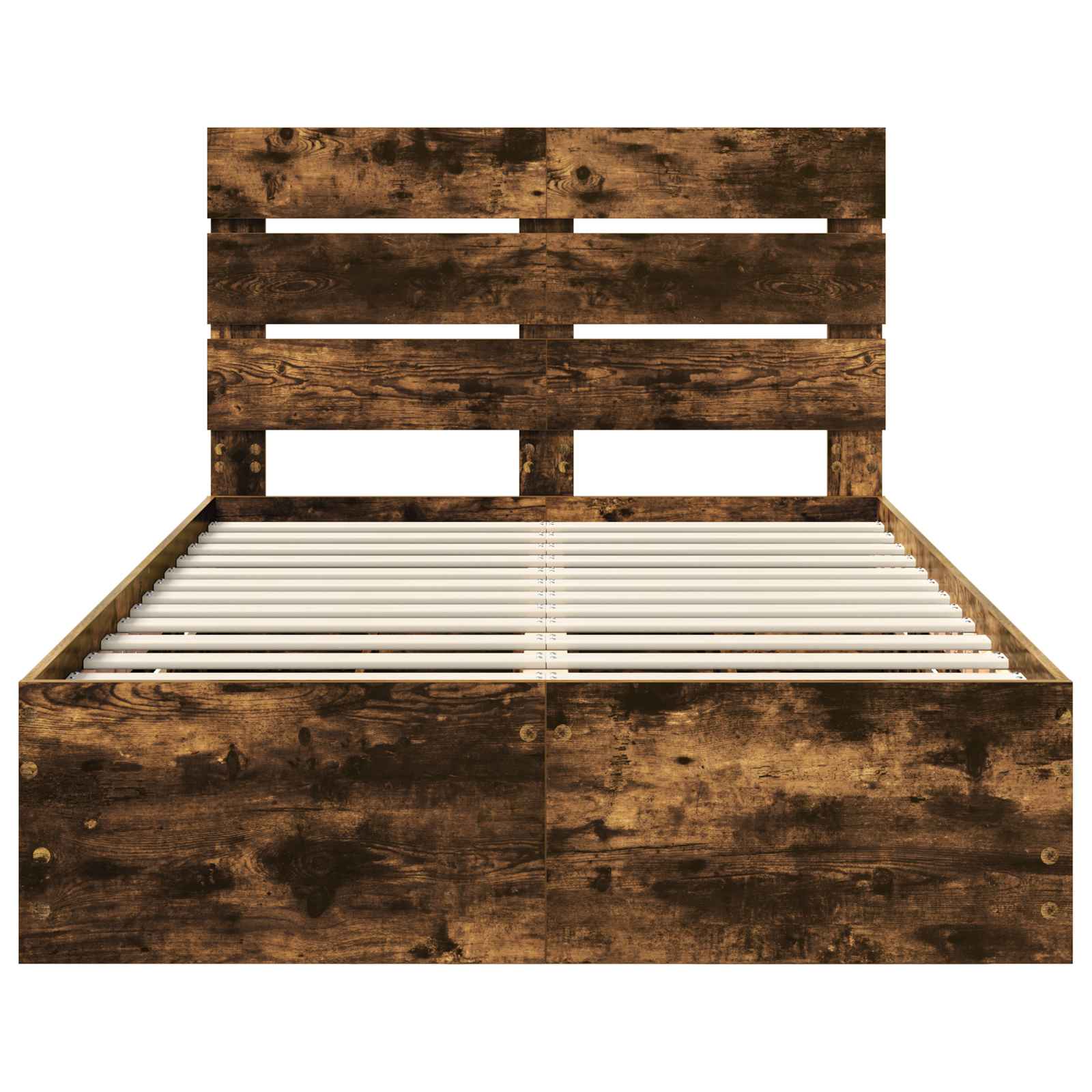 Cadre de lit Chêne fumé 120 x 190 cm Bois Ingénierie - XIOS