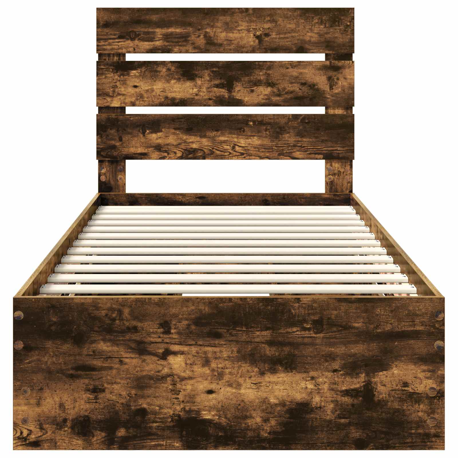 Cadre de lit Chêne fumé 100 x 200 cm Bois Ingénierie - XIOS