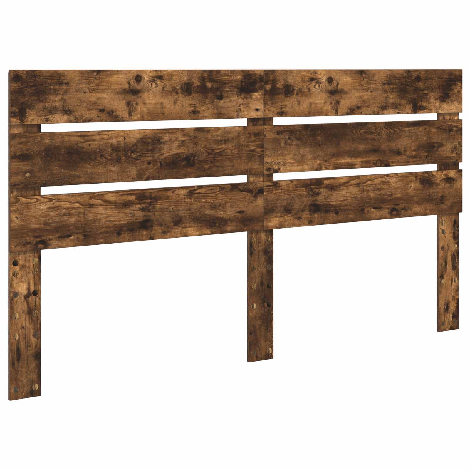 Lit de Rangement Chêne fumé 180 x 200 cm Bois d'ingénierie - XIOS
