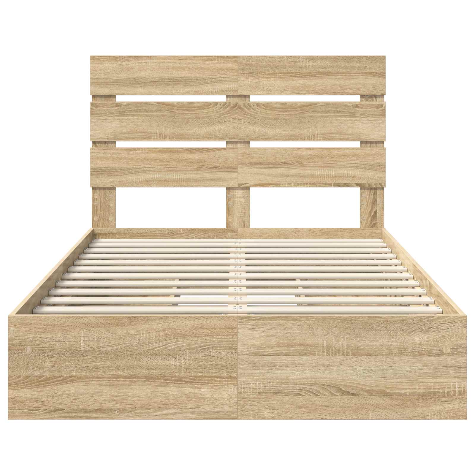 Lit de Rangement Chêne Sonoma 135 x 190 cm Bois d'ingénierie - XIOS