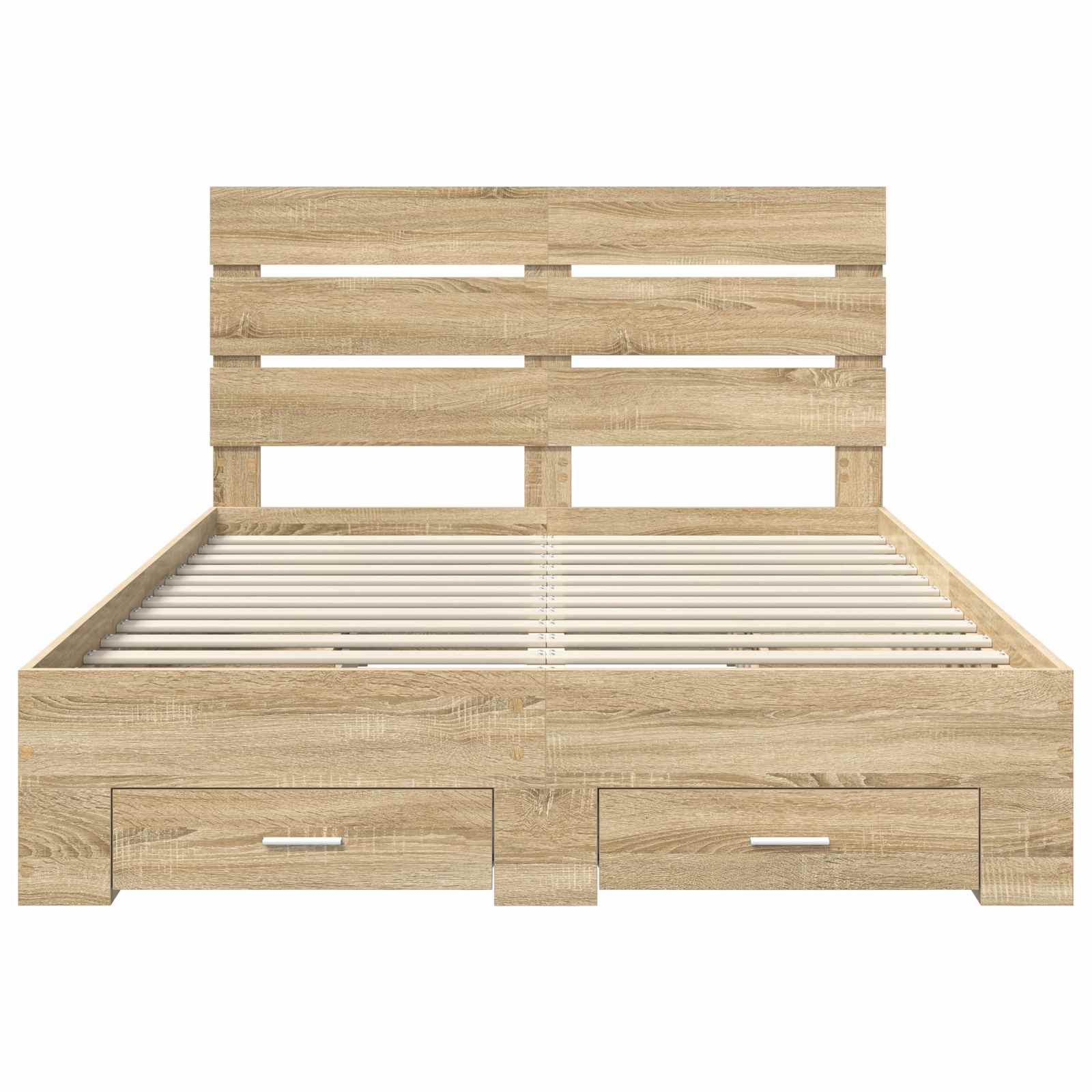 Cadre de lit Chêne Sonoma 150 x 200 cm Bois d'ingénierie - XIOS