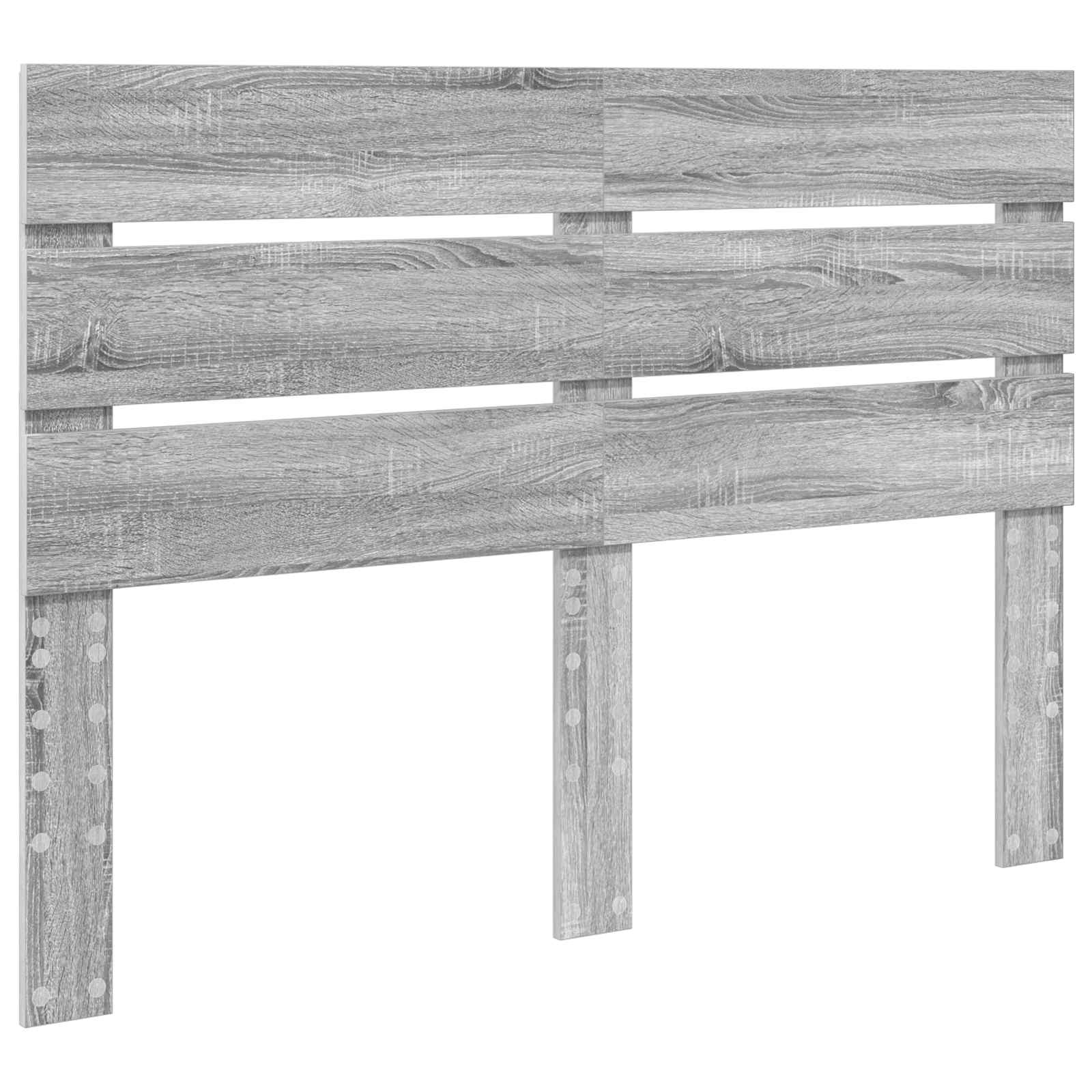 Cadre de lit Gris Sonoma 140 x 190 cm Bois d'ingénierie - XIOS