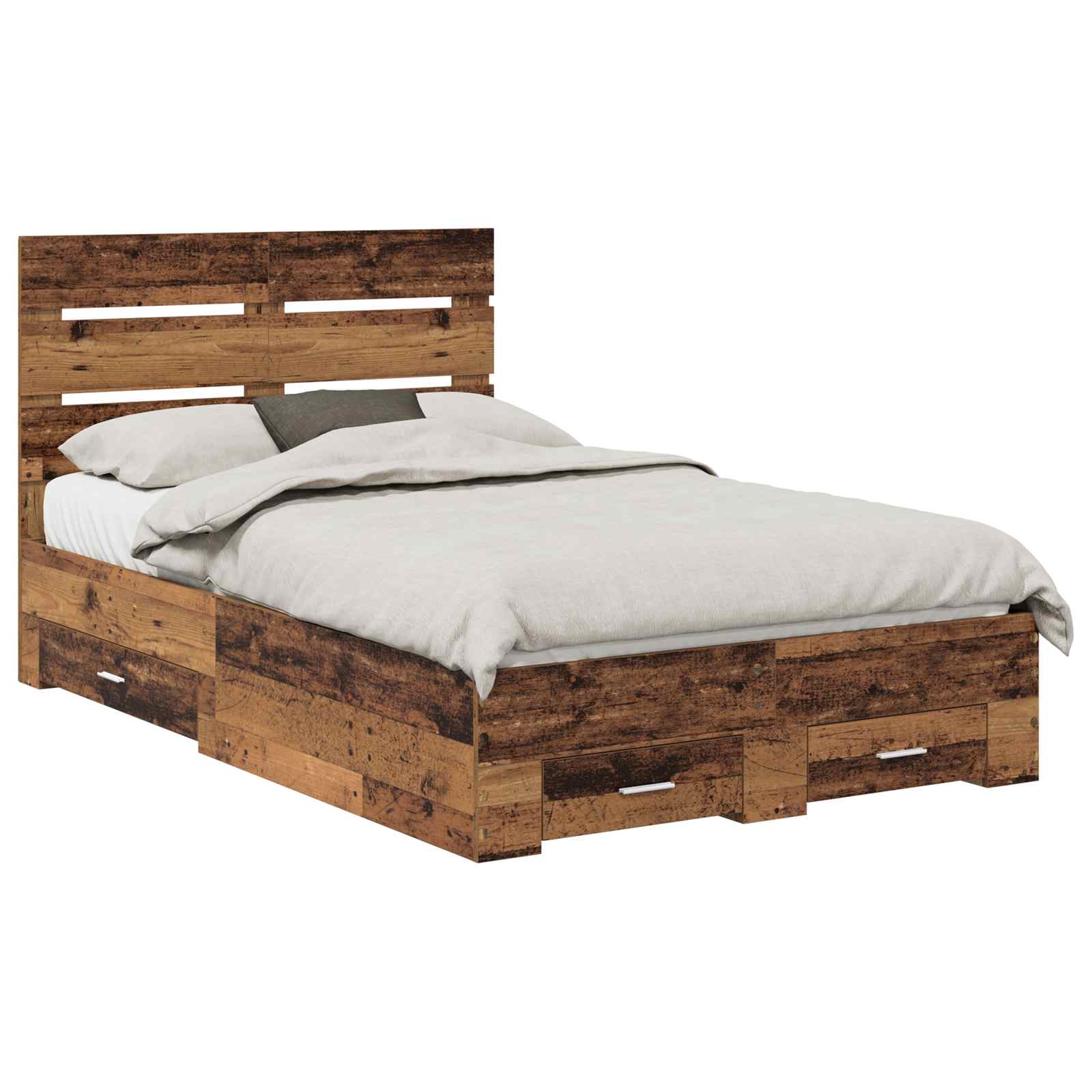 Cadre de lit Bois ancien 120 x 190 cm Bois d'ingénierie - XIOS
