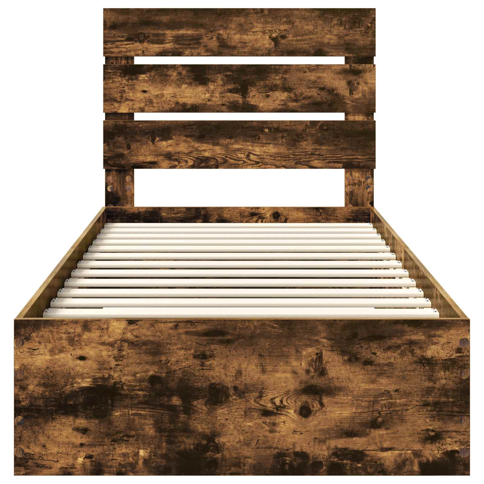 Cadre de lit Chêne fumé 100 x 200 cm Bois d'ingénierie - XIOS