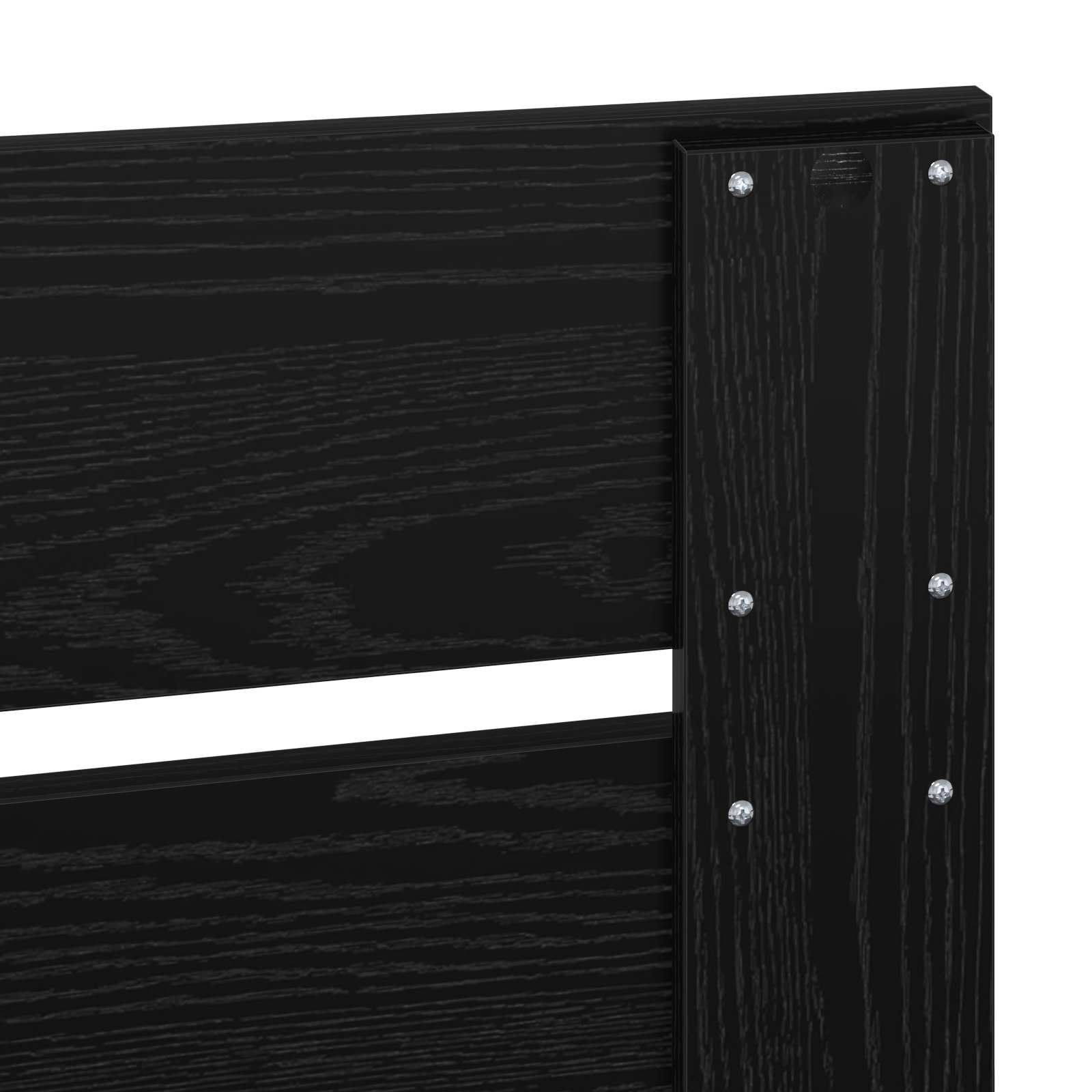Cadre de lit Chêne noir 90 x 200 cm Bois d'ingénierie - XIOS