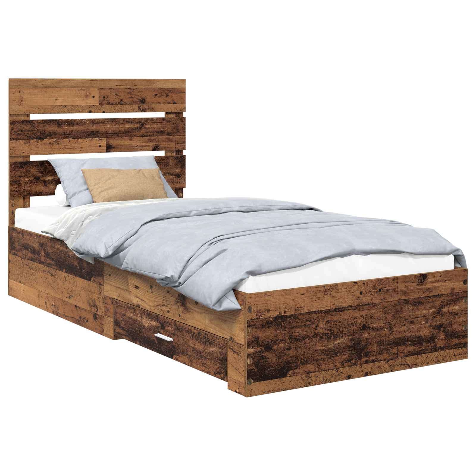 Cadre de lit Bois ancien 90 x 200 cm Bois d'ingénierie - XIOS