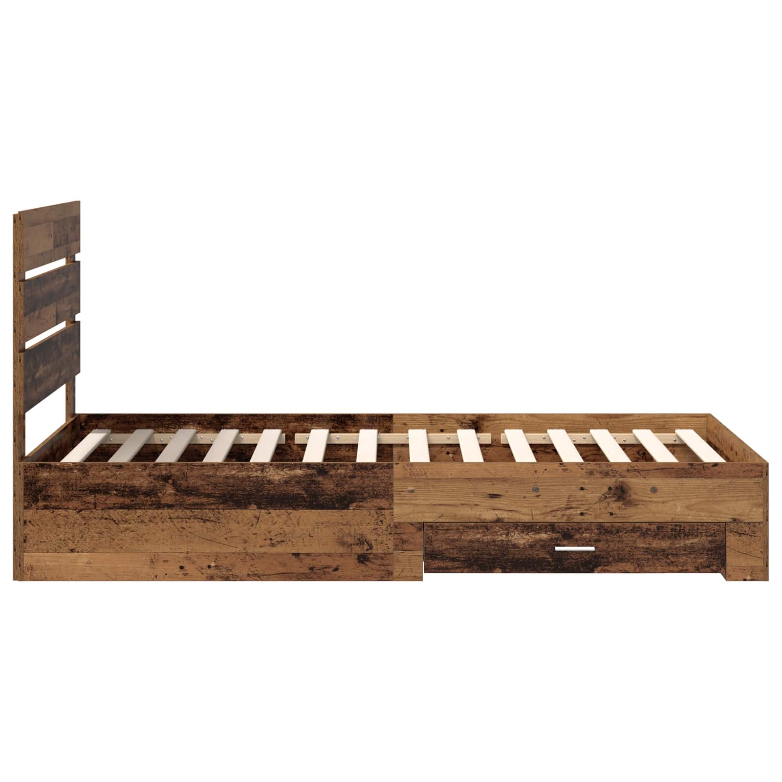 Cadre de lit Bois ancien 90 x 190 cm Bois d'ingénierie - XIOS