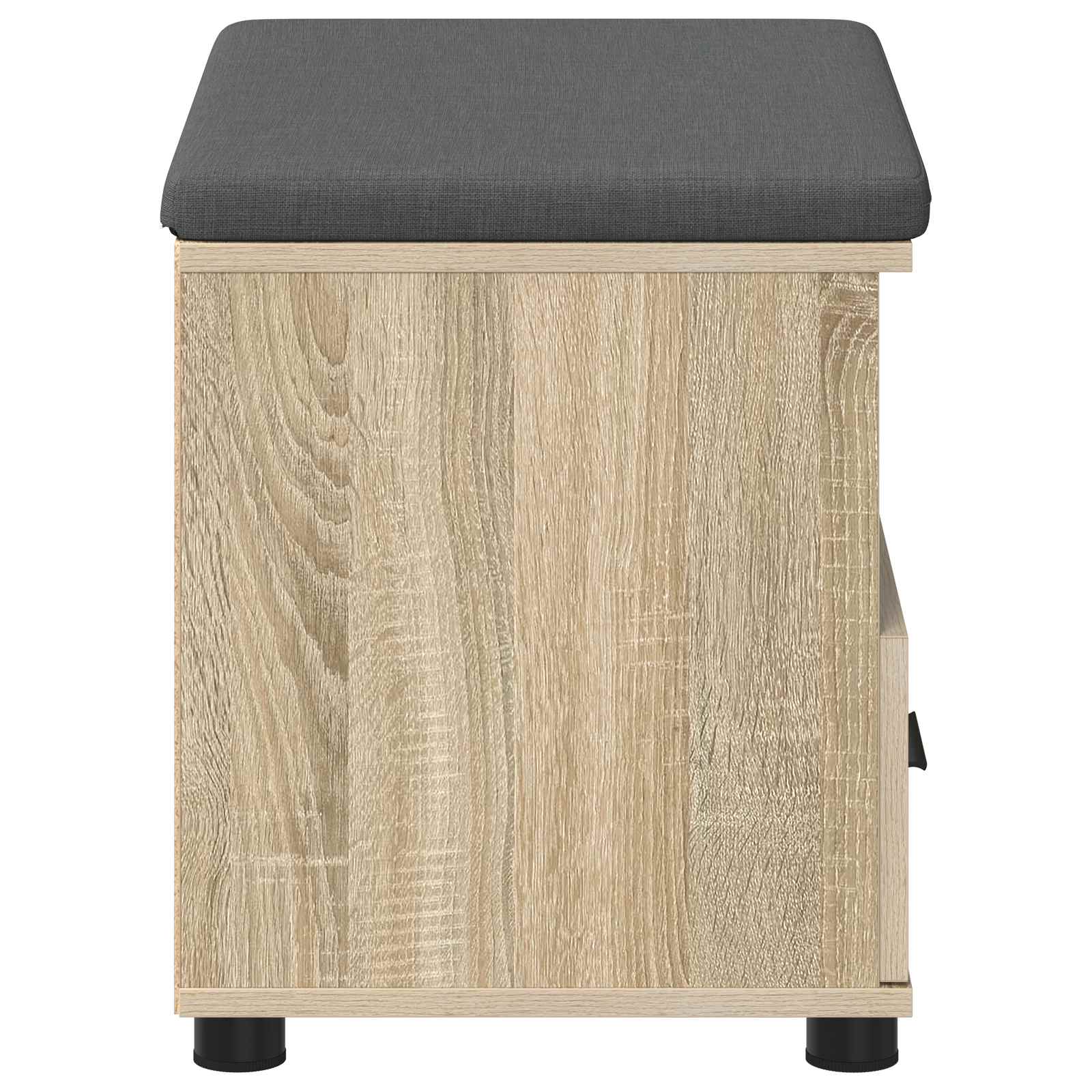 Banc d'entrée avec coussin Chêne Sonoma 60 x 38 x 46 cm - XIOS