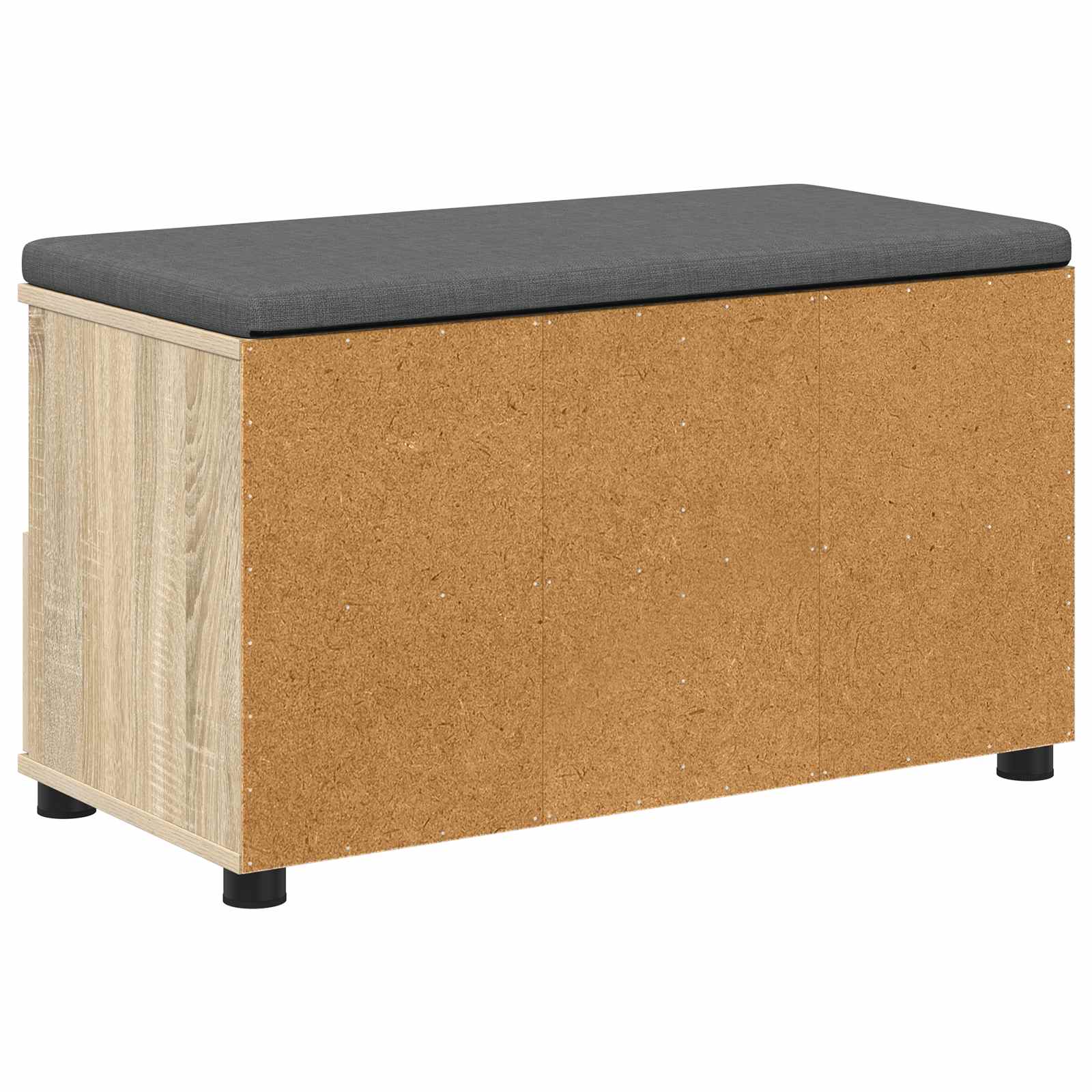 Banc d'entrée avec coussin Chêne Sonoma 80 x 38 x 46 cm - XIOS