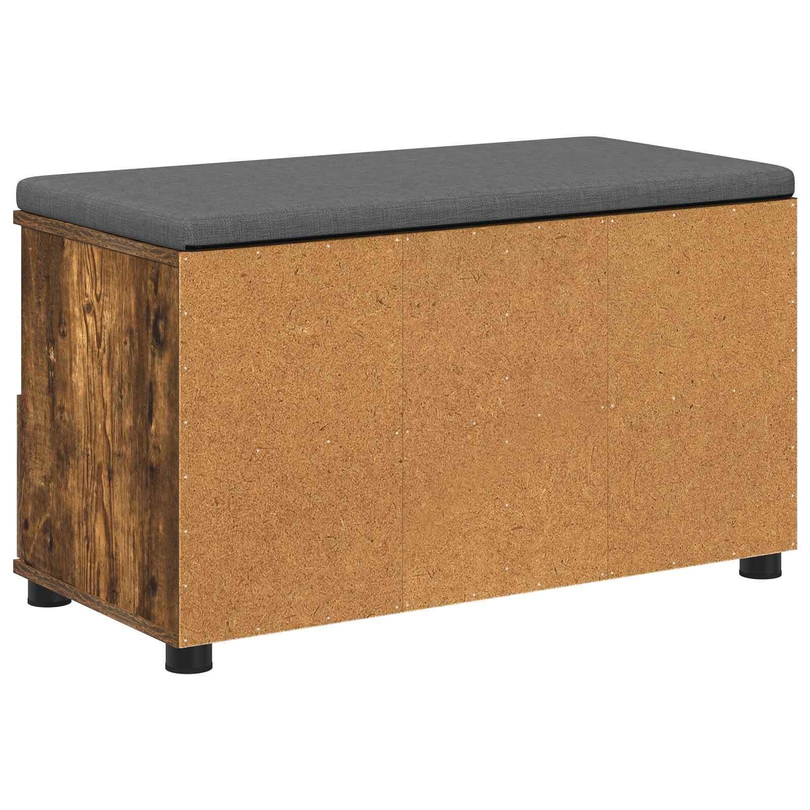 Banc d'entrée avec coussin Chêne fumé 80 x 38 x 46 cm - XIOS