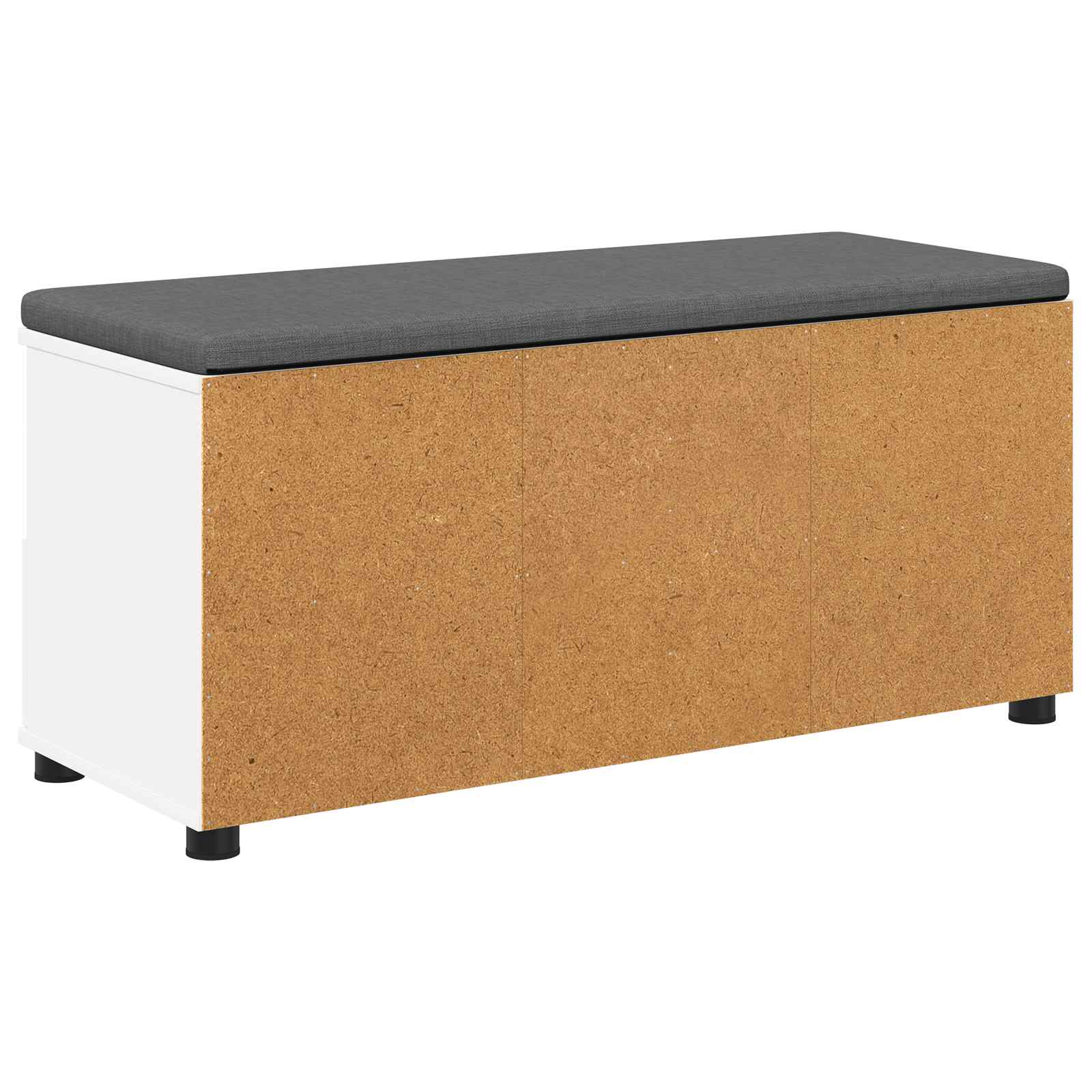 Banc d'entrée avec coussin avec tiroir Blanc 100 x 38 x 46 cm - XIOS