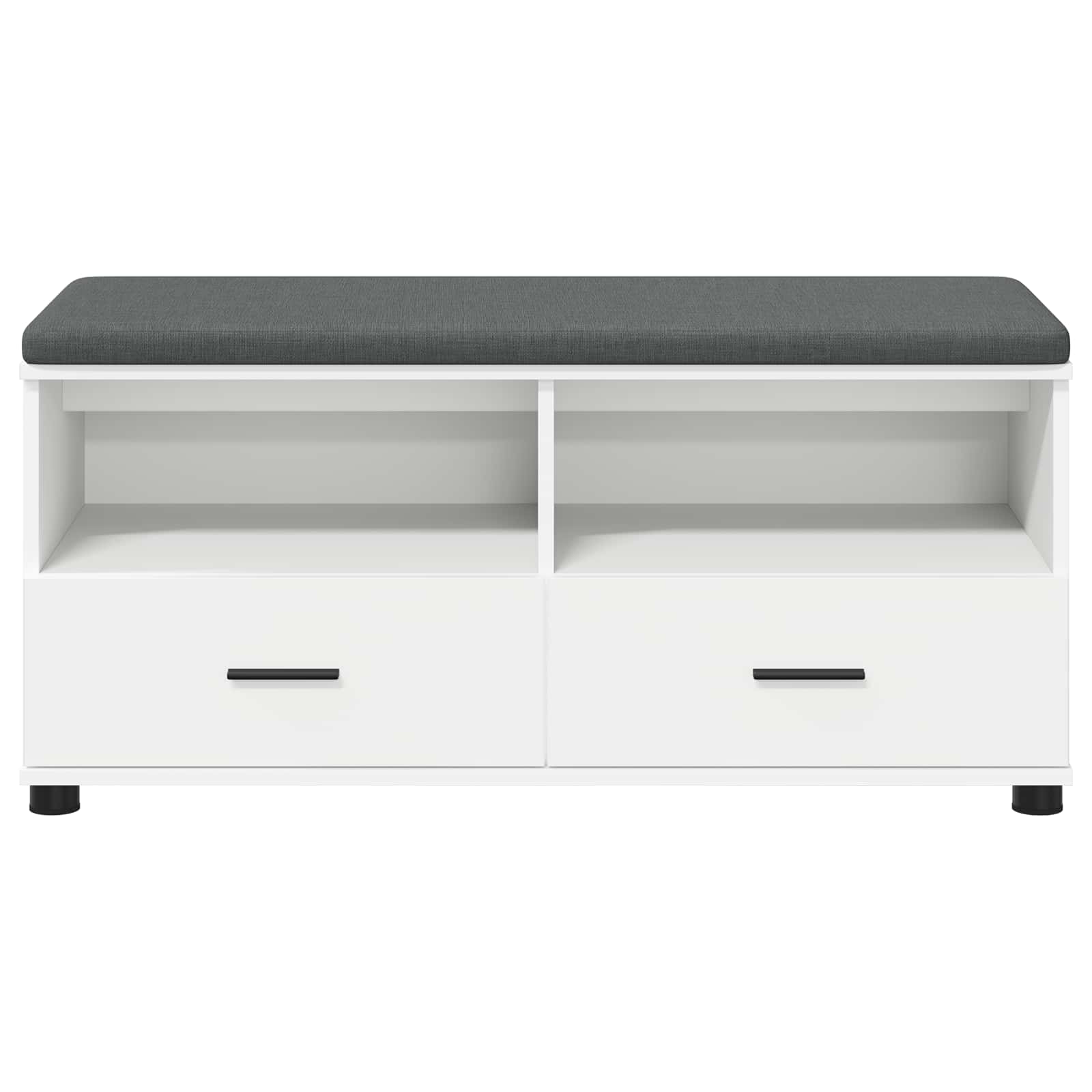 Banc d'entrée avec coussin avec tiroir Blanc 100 x 38 x 46 cm - XIOS