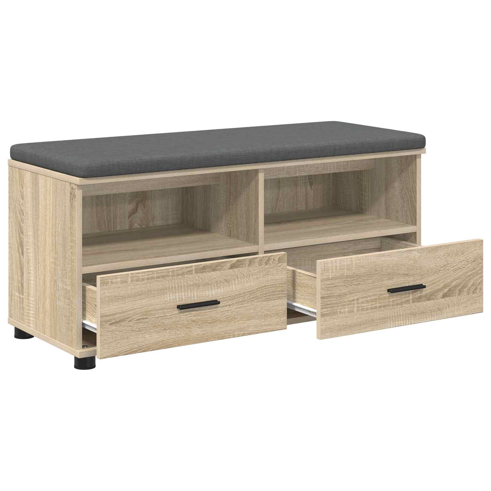 Banc d'entrée avec coussin Chêne Sonoma 100 x 38 x 46 cm - XIOS