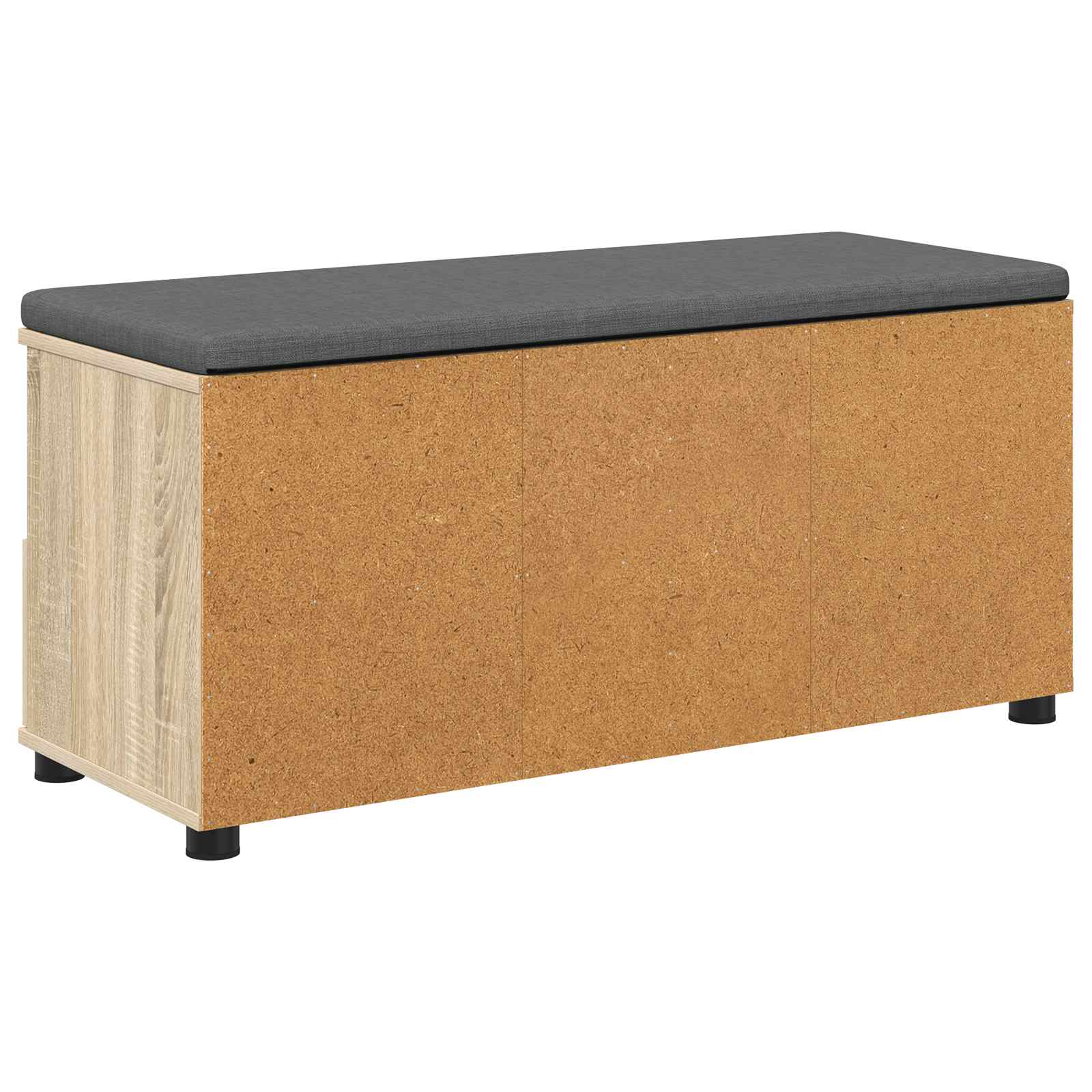Banc d'entrée avec coussin Chêne Sonoma 100 x 38 x 46 cm - XIOS